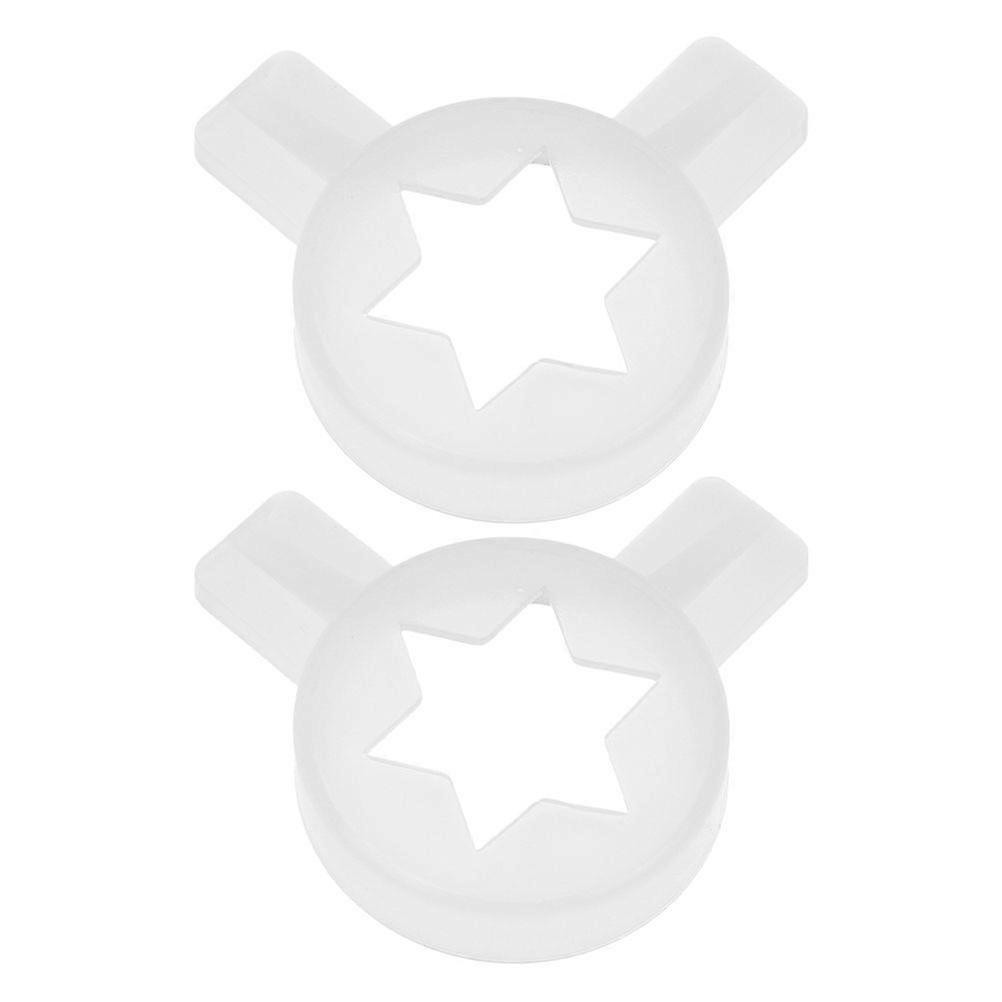 2Pcs Ice Cream Nozzle Tips Replacement Ice Cream Maker Parts Homemade Ice Cream Maker Molds Ice Cream Machine Fittings For Ice Cream Maker Attachment
