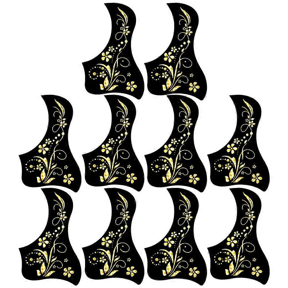 Guitar Guard Plate Protective Accessory For Performance Assorted Color 10Pcs