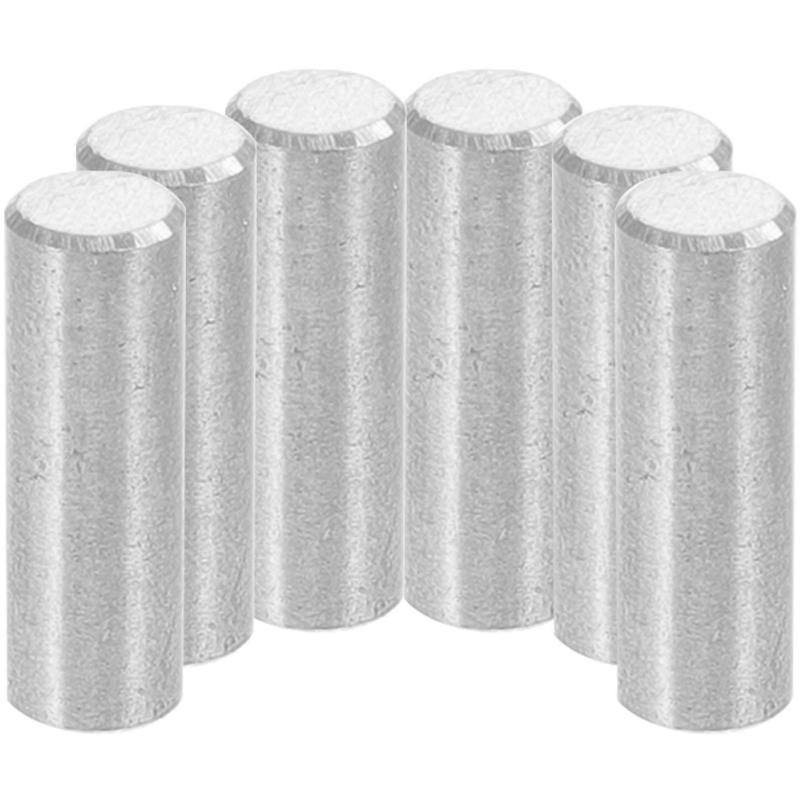 باس بيك أب Humbucker Pole Slug Rod ملحق جيتار كهربائي 1.5x0.5 سم كوبالت ألومنيوم متوافق مع القيثارات الكهربائية 6 قطع