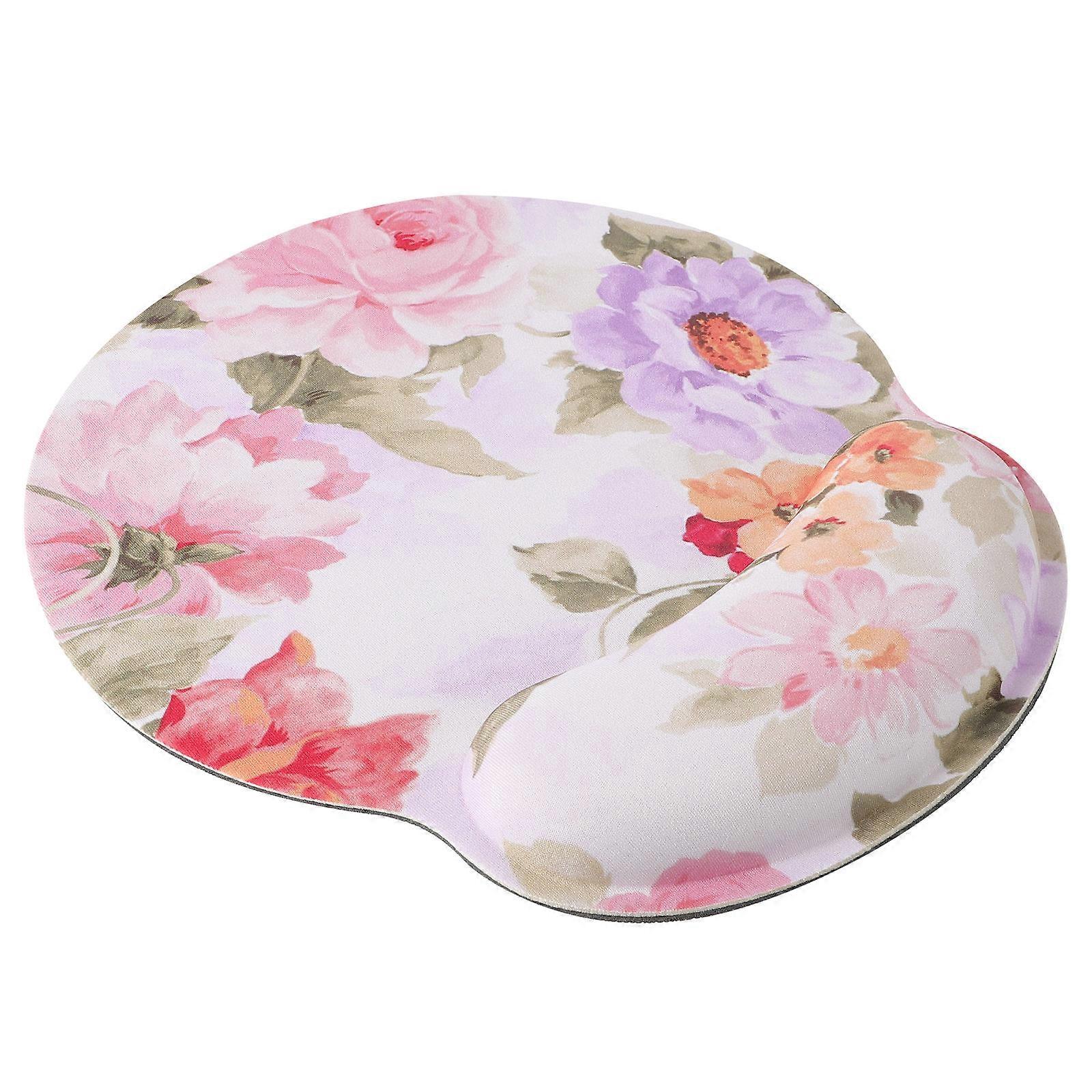 Mouse Pad Cushion Wrist Support Office Work Multi Color 25x23cm 1Pcs