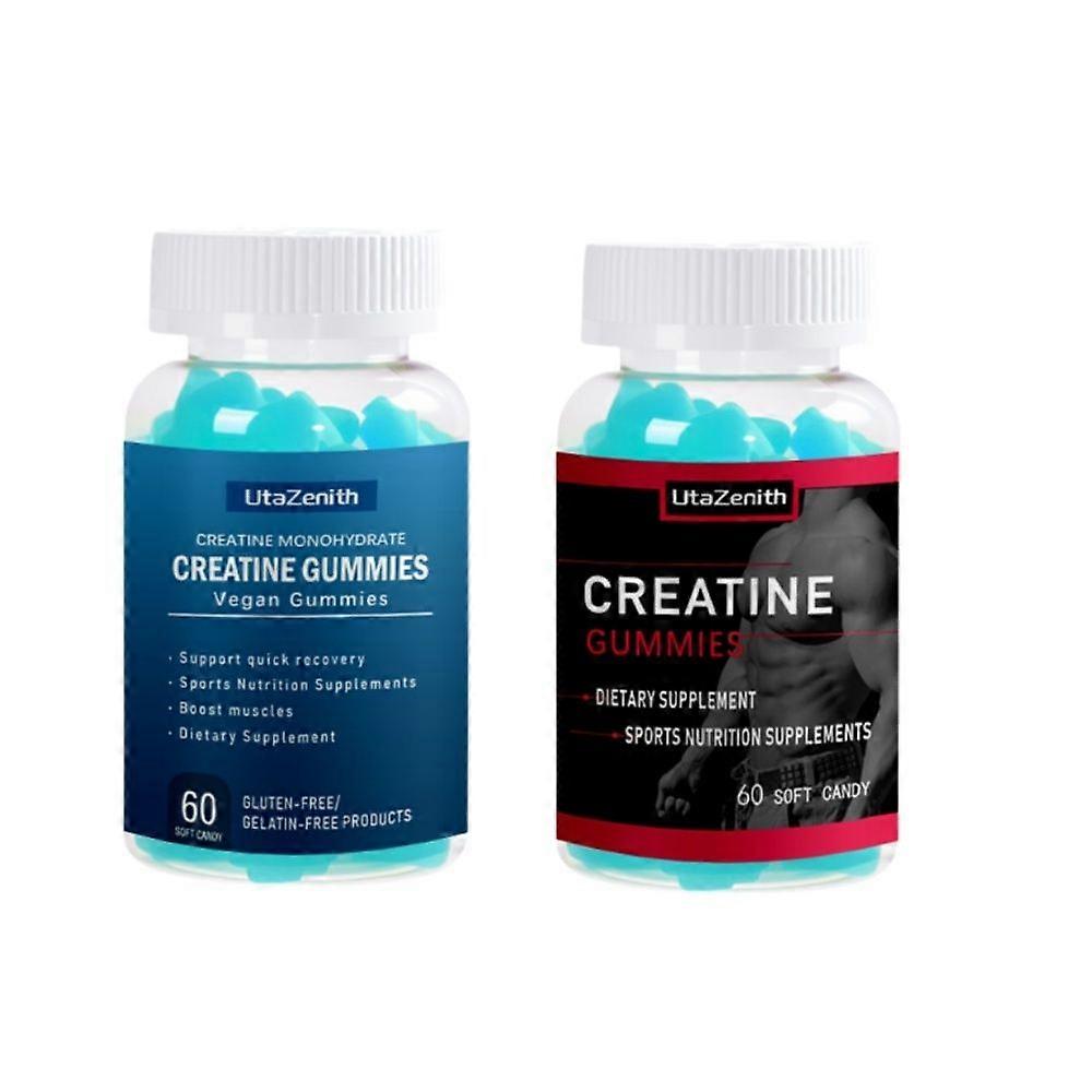 UtaZenith Creatine Gummies, Gummy Bears, Combination Pack