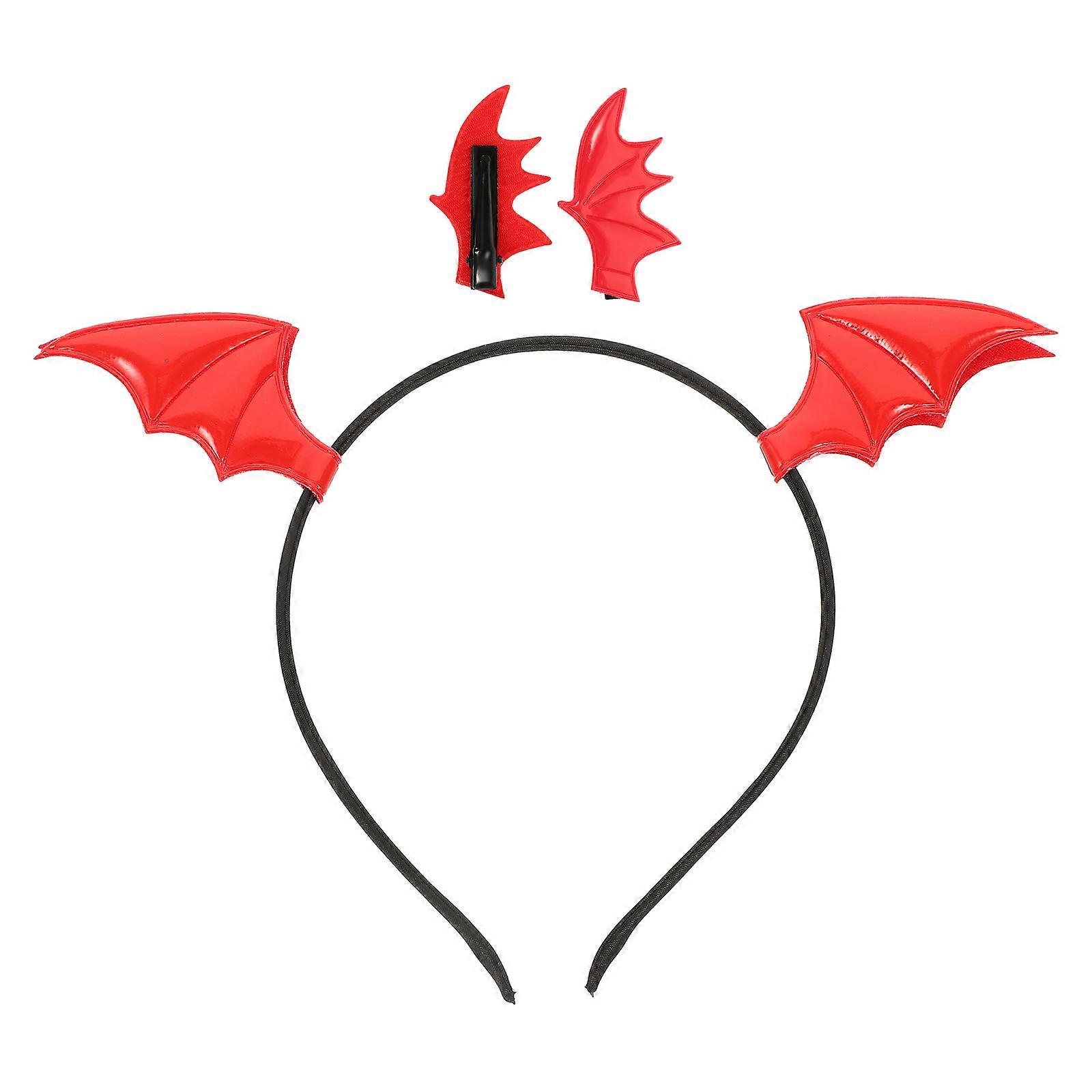 Halloween Bat Wing Headband with Clips – Comfortable Cosplay Accessory for Masquerade Parties, Festivals & Carnivals – Unique Design for All Ages