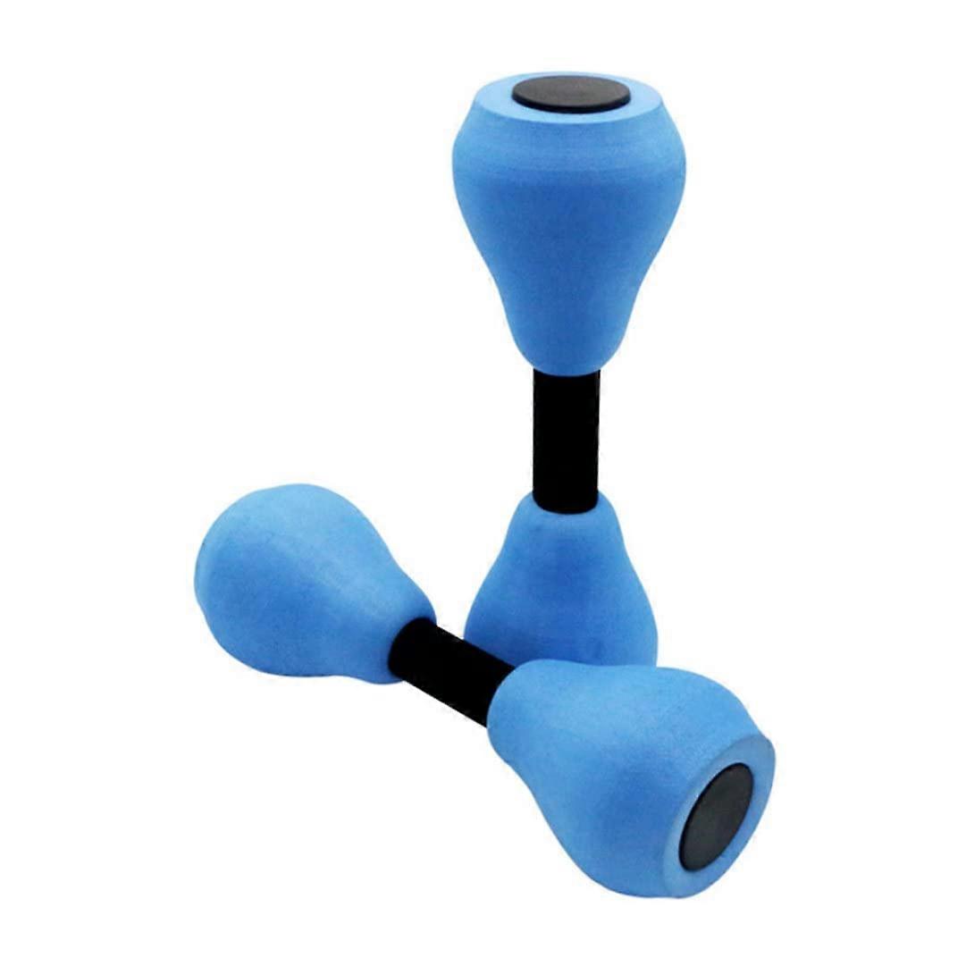 Water Dumbbells Set, 2lb Foam Hand Weights for Water Aerobics, Pair of Swimming Exercise Equipment, Durable and Waterproof