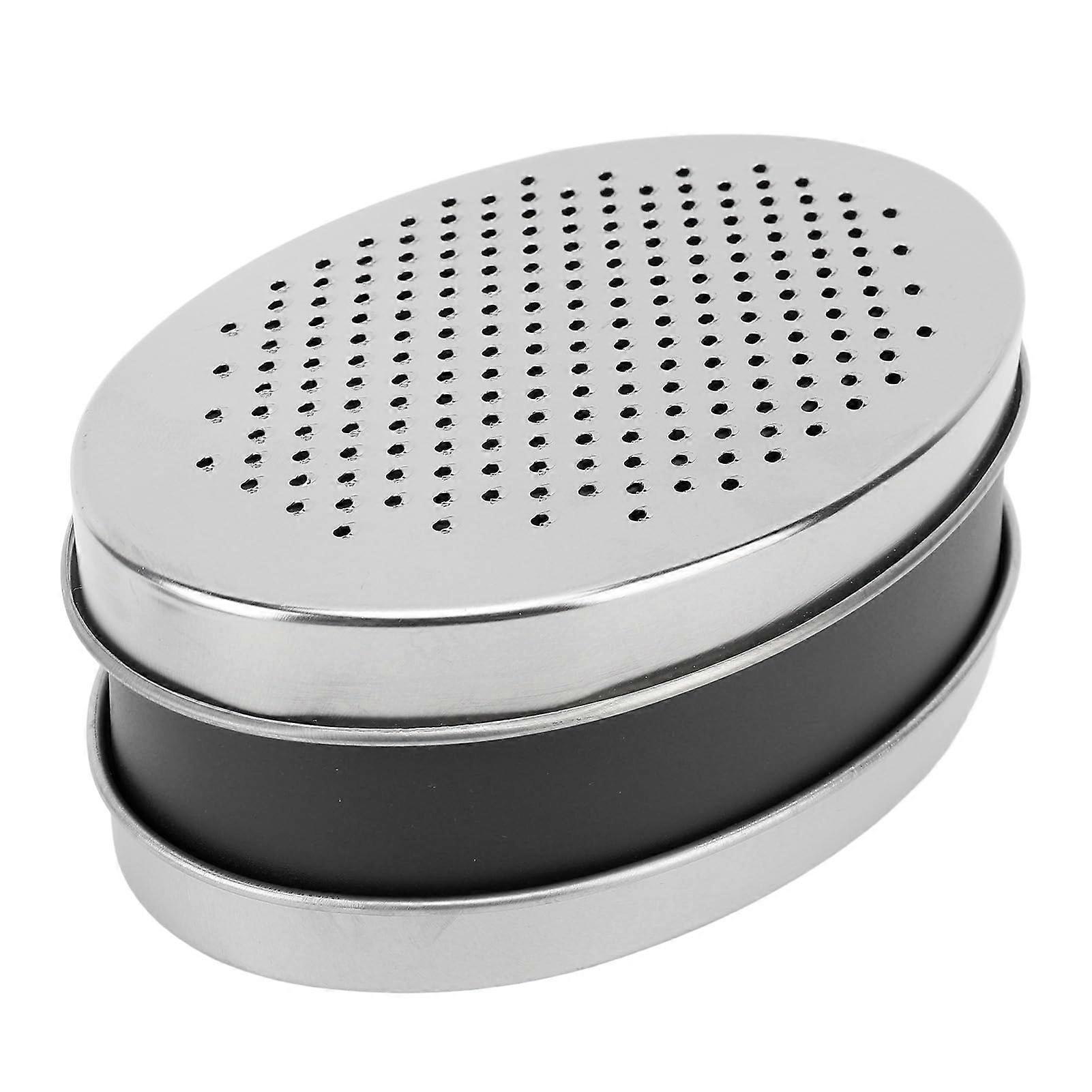 Cheese Grater Double-Sided Portable Grater for Home and Restaurant Black Efficient Kitchen Tool