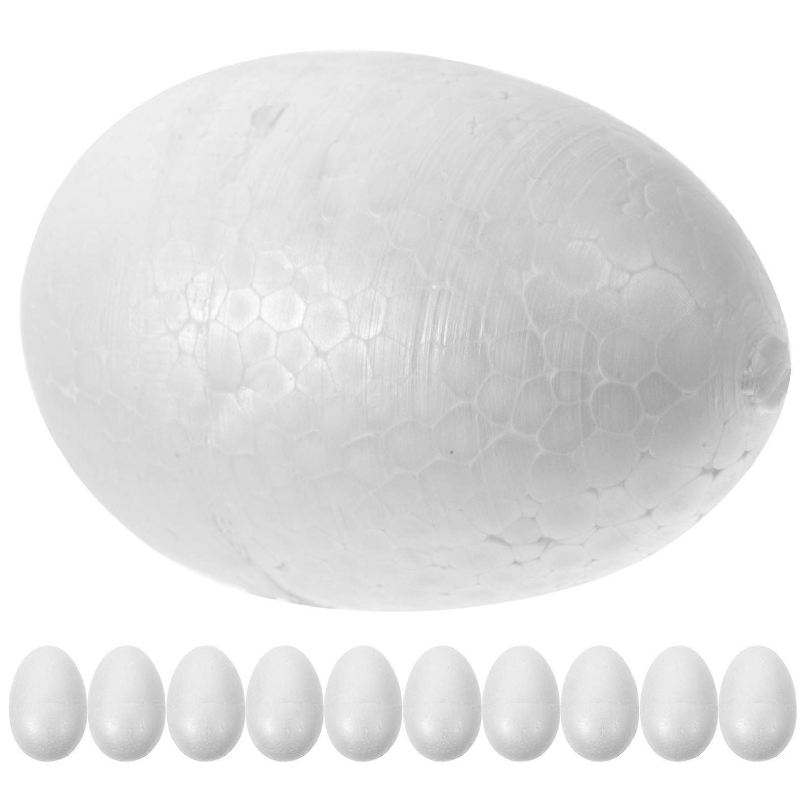 10 Pcs White Decor Easter Foam Bunny Craft Foam Block Handmade Foam Ball Sculpturing Foam Ball