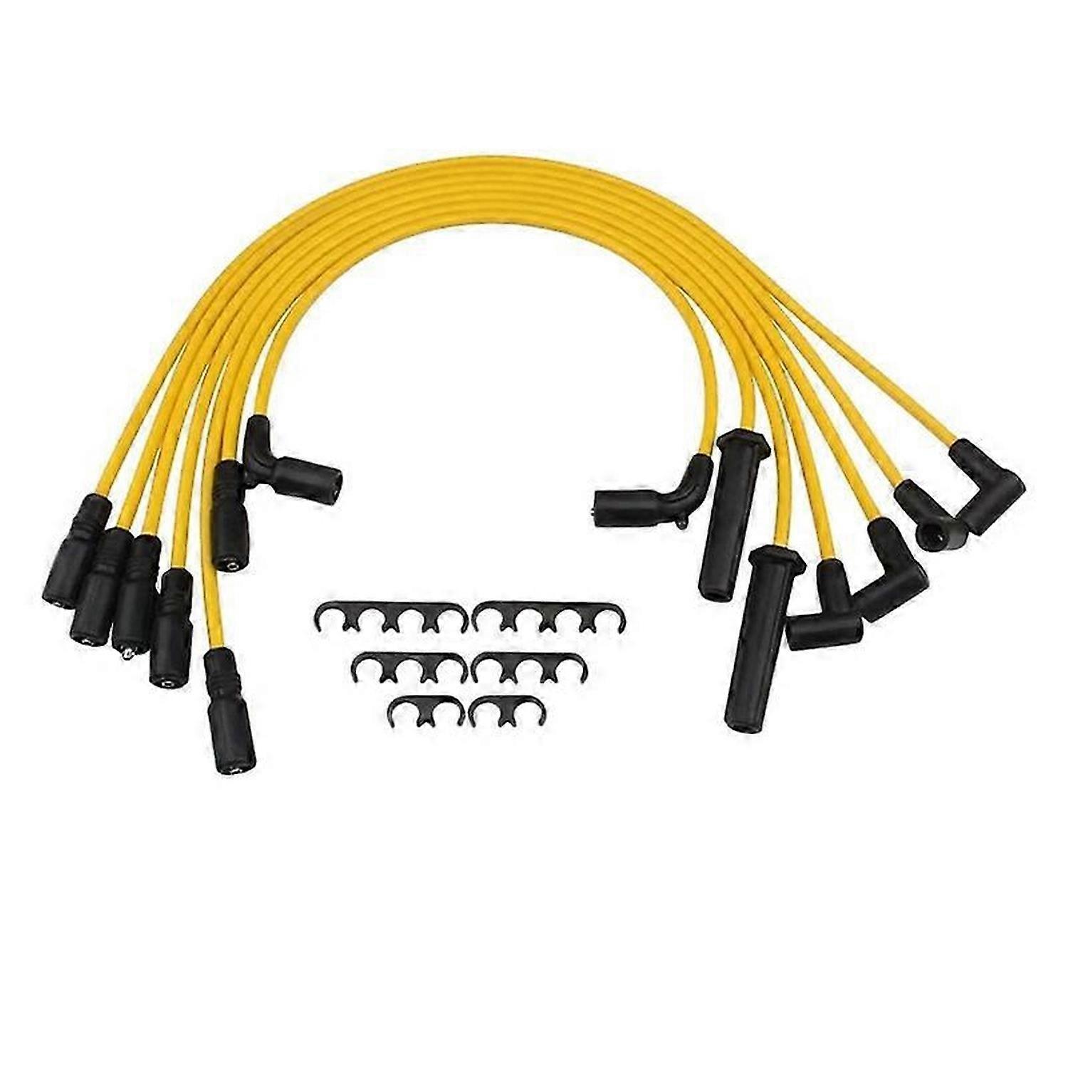 7Pcs 8MM Car Spark Plug Ignition Wire Kit Spark Plug Wiring Harness for V8 5.7L