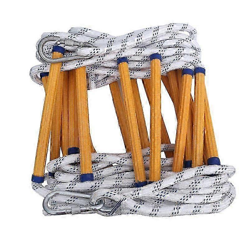 7,5 m repstege brandstege med 2 krokar