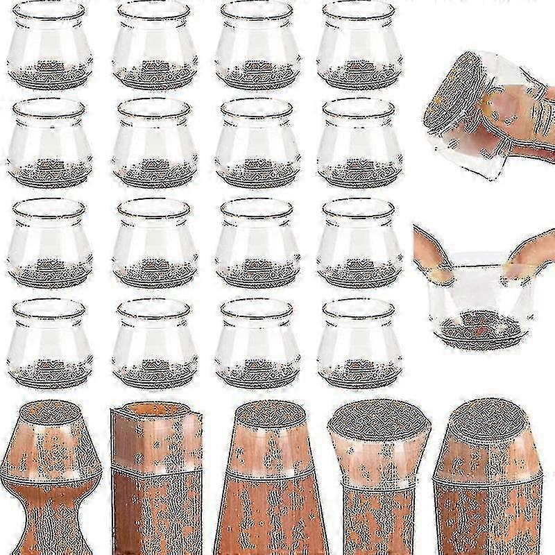 16pcsシリコンチェアレッグフロアプロテクター - CHUN