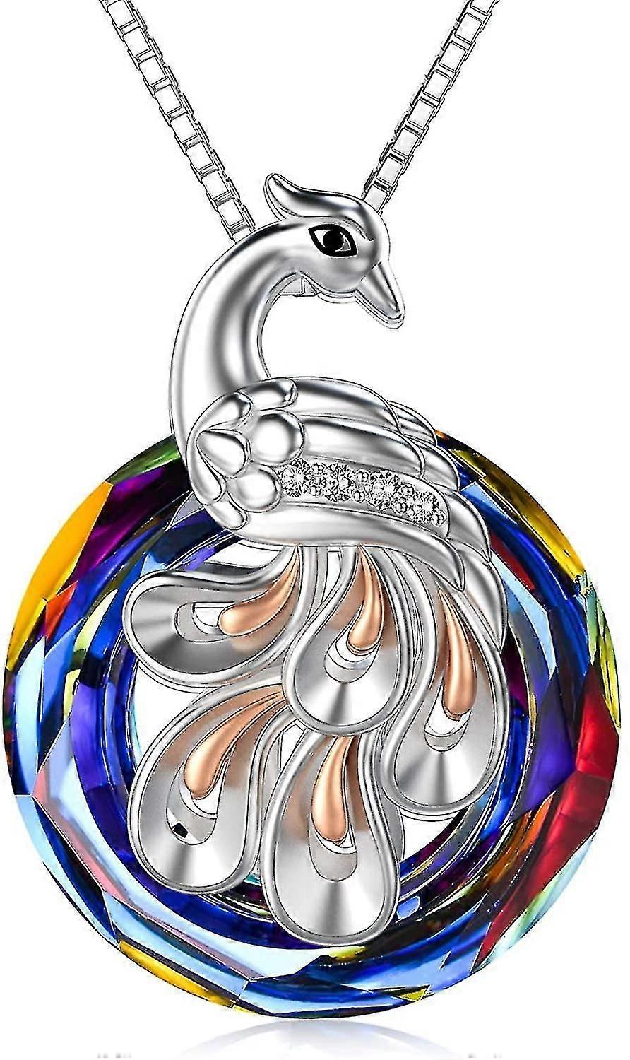 Dames Phoenix Hanger Ketting, Sterling Zilver