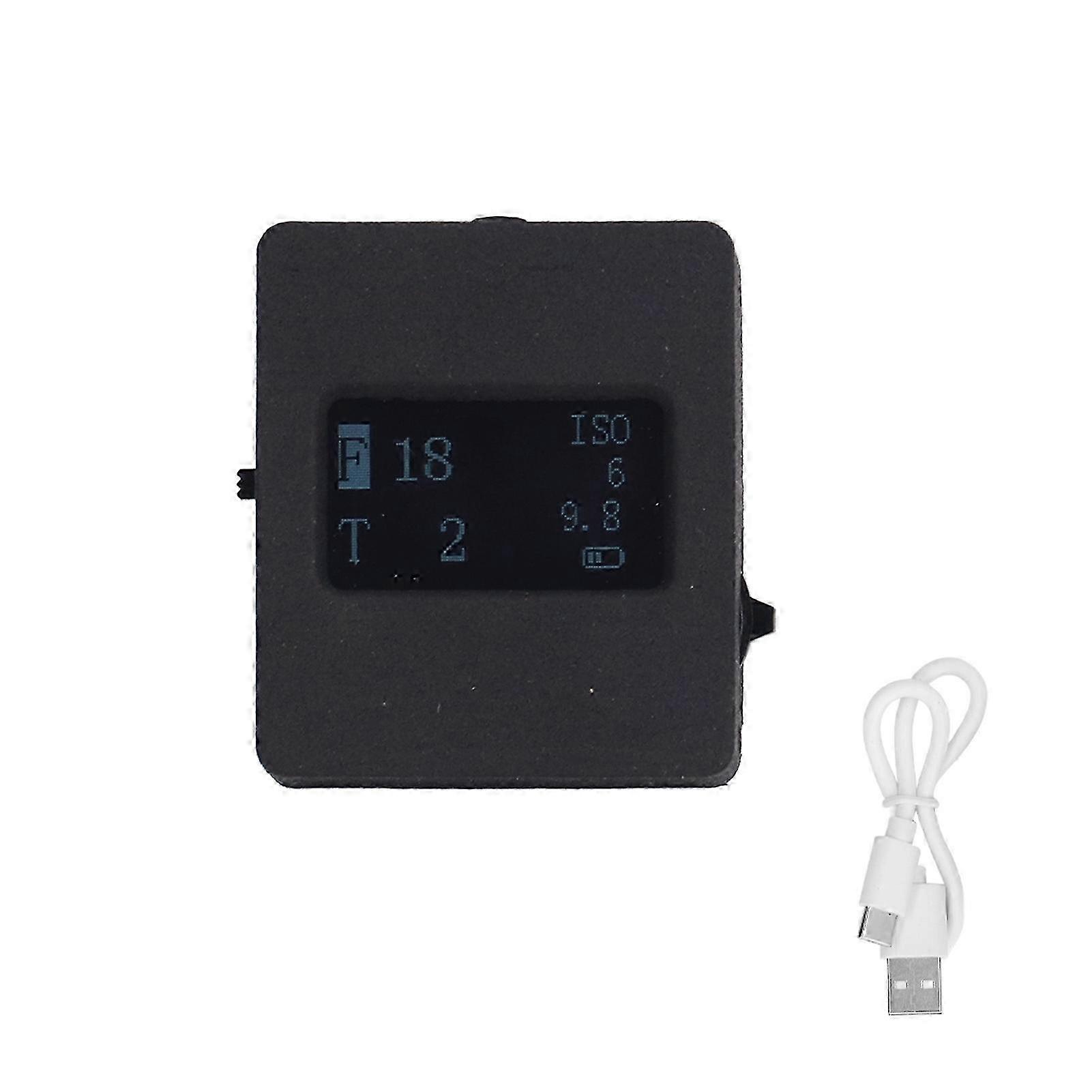 Light Meter Cold Hot Shoe Fixing Photography Top Reflection Photometer with USB Cable