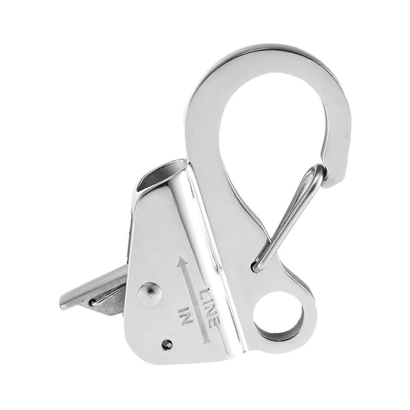 Boat Anchor Hook with Quick Releases Holds 8000 lbs Slide Hook for Pontoon Kayak Jet Skis Silver 0.375in
