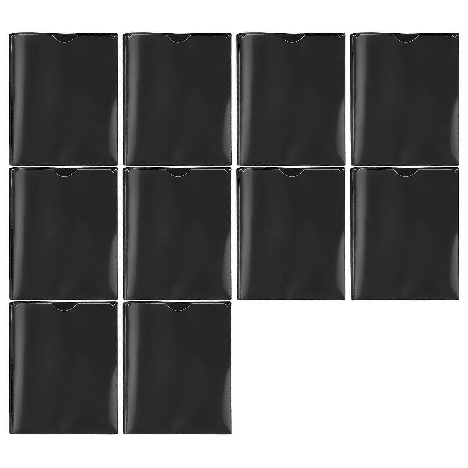 10 x 2pocket folders with business card holder, two 3prong folders, letter size, paper folders for office.