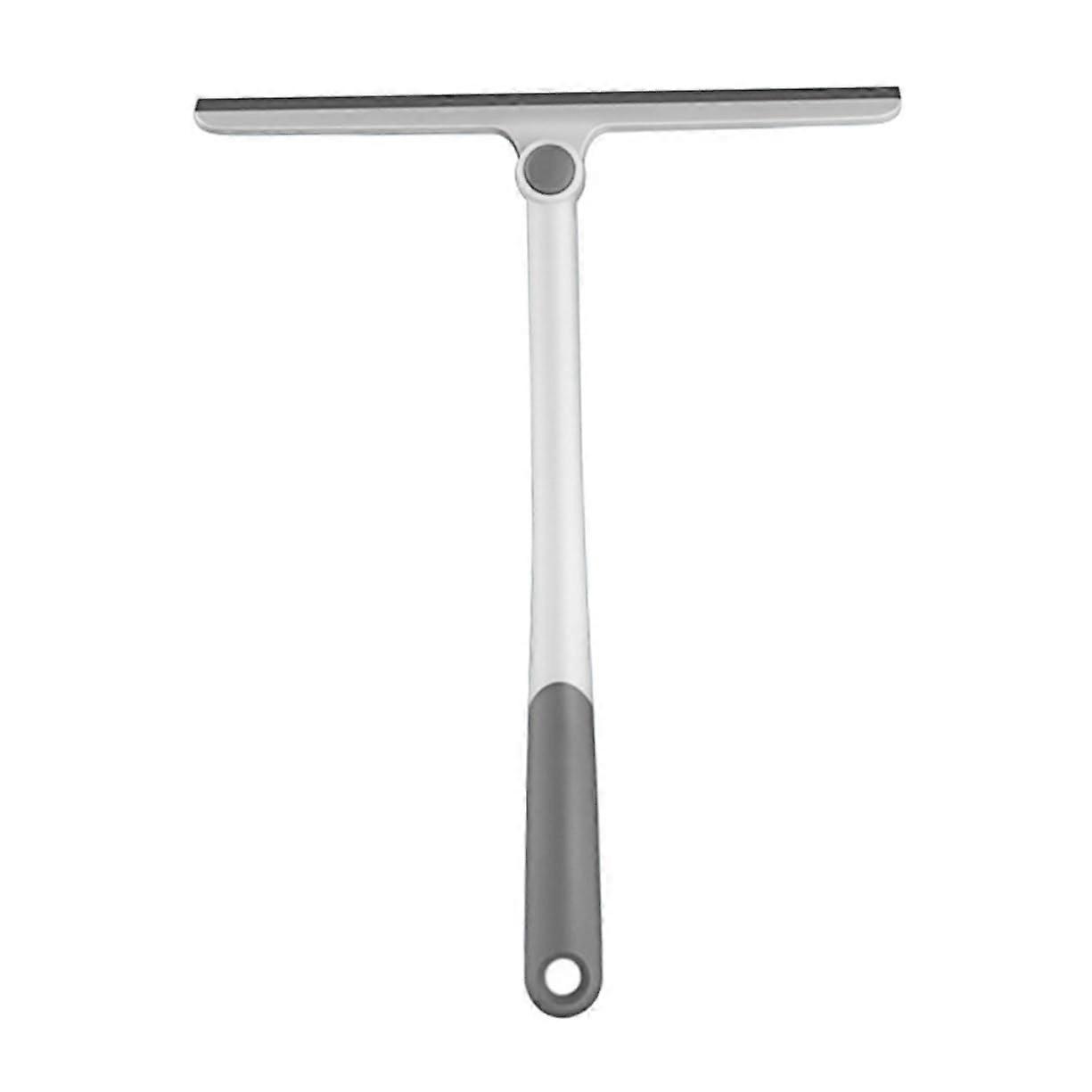 Multifunctional Glass Cleaning Tool for Windows and Bathrooms - Gray Streak-Free Squeegee for Cars and Home Use