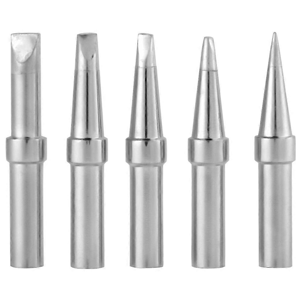 5Pcs Replacement Metal Soldering Iron Tips Set