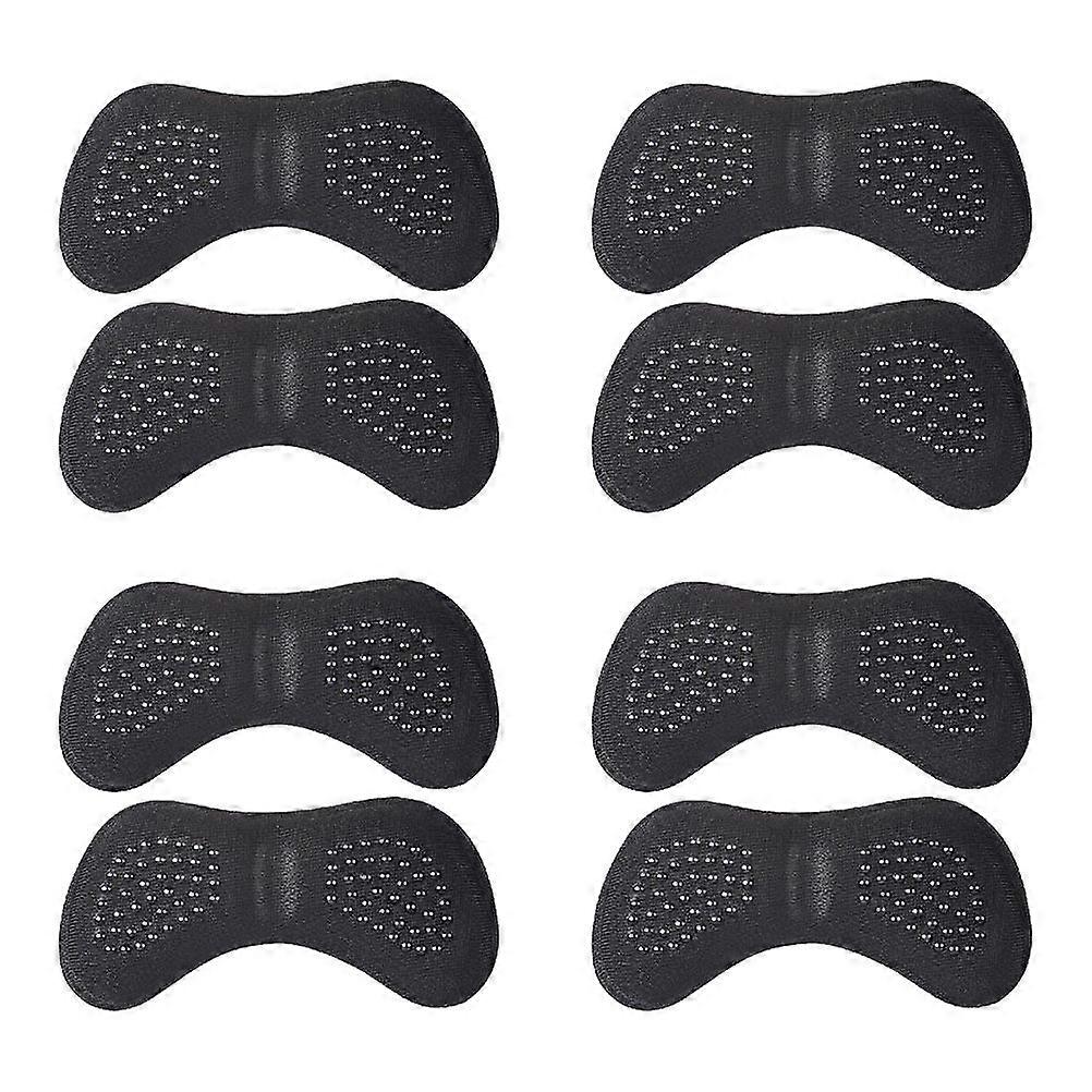 Black Heel Sticker Cushions with SelfAdhesive Design for High Heels and Flat Shoes 4 Pairs