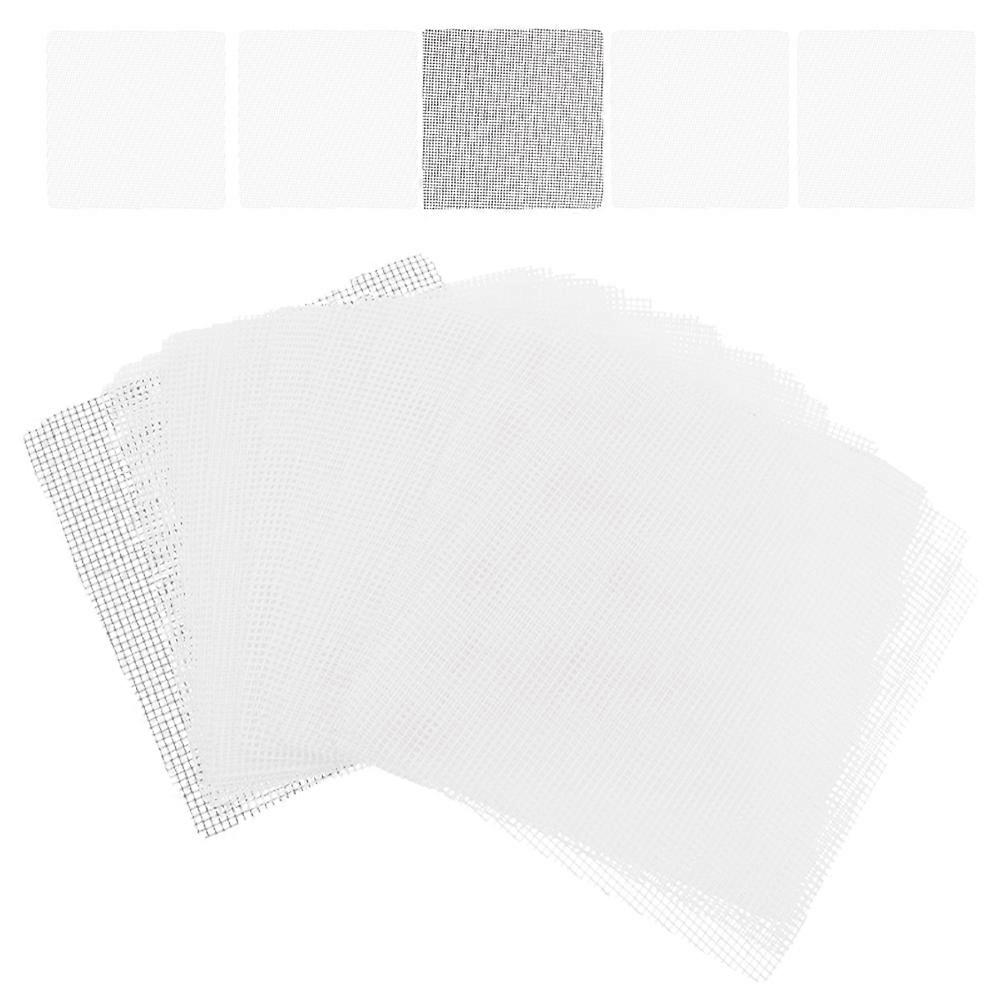 125pcs Bonsai Pot Mats Fiberglass Drainage Mesh Pads for Soil Leakage Prevention and Root Protection in Planters with Durable and Breathable Design