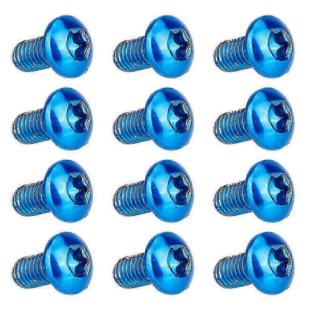12pcs Cıvatalar Renkli Bisiklet Torx Vidaları Sabitleme Vidaları Fren Aksesuarları NOS
