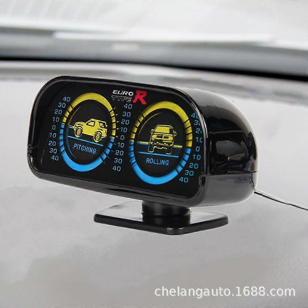 Off Road Car Inclinometer 2 Barreled Backlight High Accuracy Plastic Angle Measuring Tool