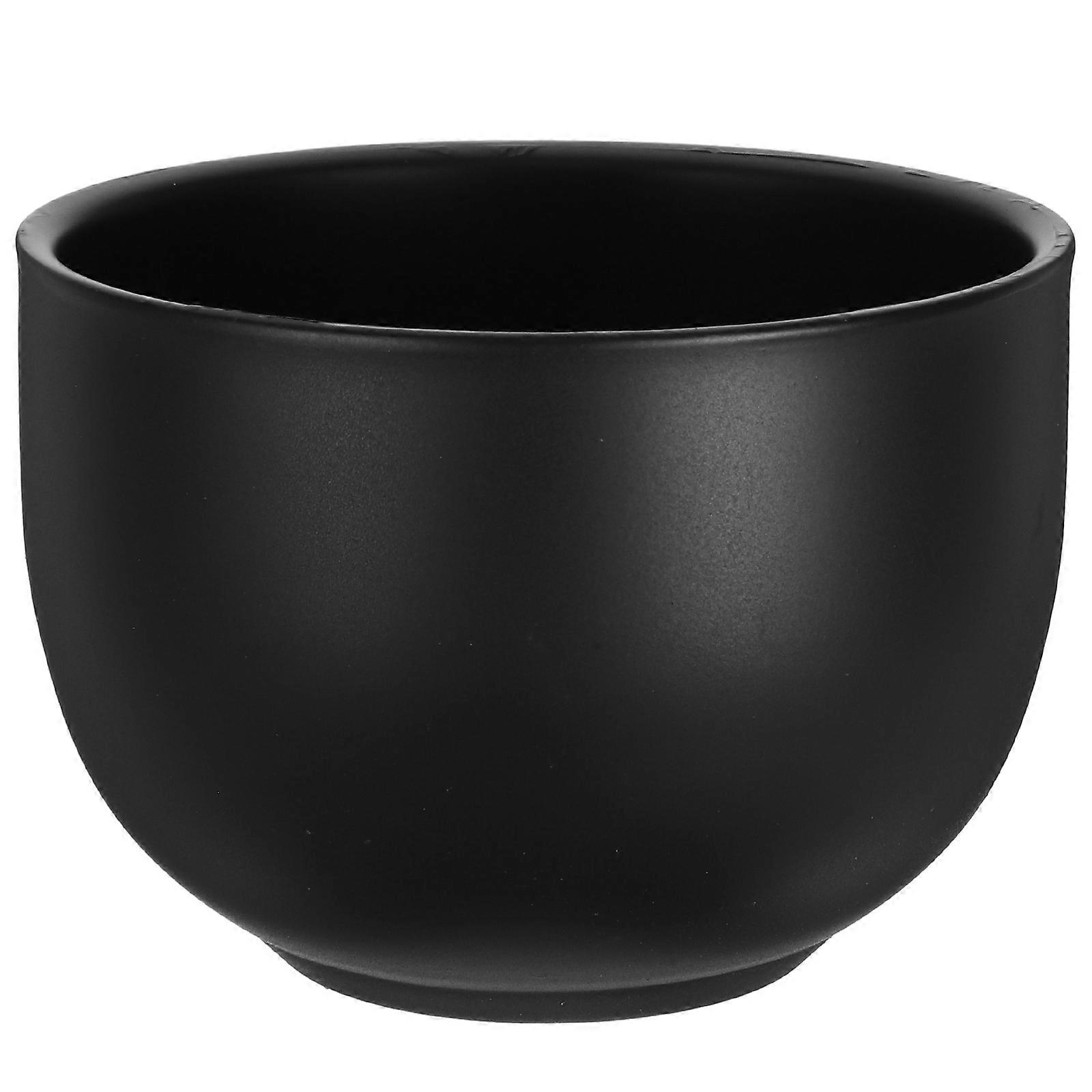 Shaving Soap Bowl, Matte Sandblasted, Deep Design for Easy Lathering, Decorative & Practical for Home, Dorm, Travel Use