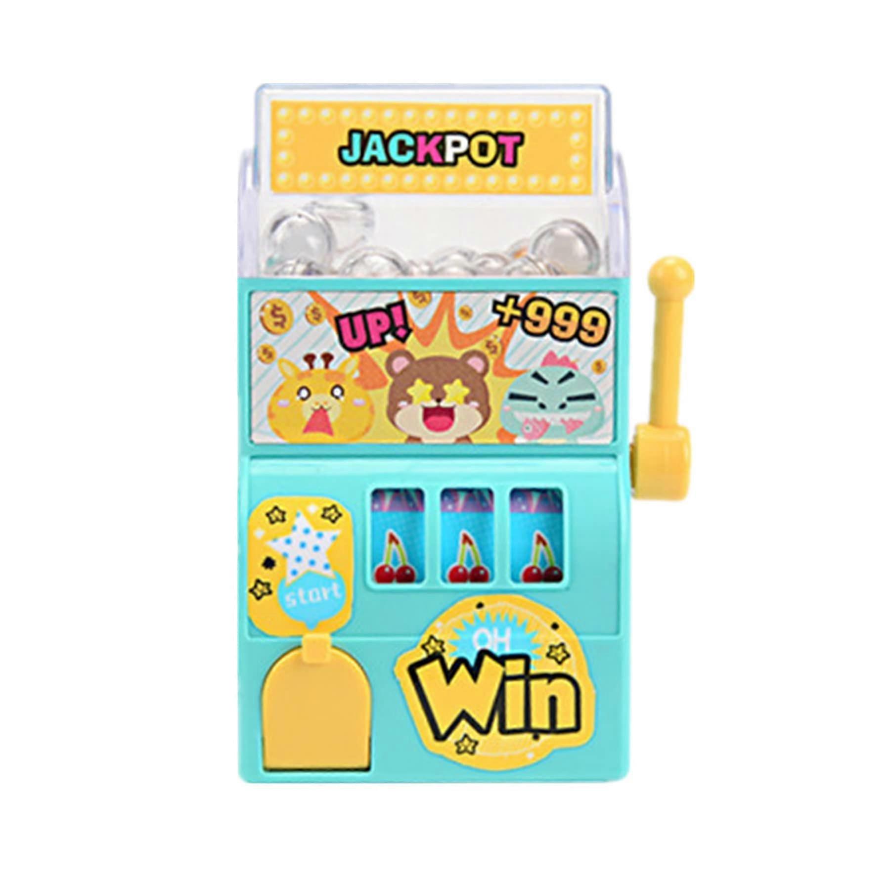 Mini Portable Lottery Machine Manual Draw Shake Lucky Ball Pretend Game Early Education Cognitive Toy for Adults 1