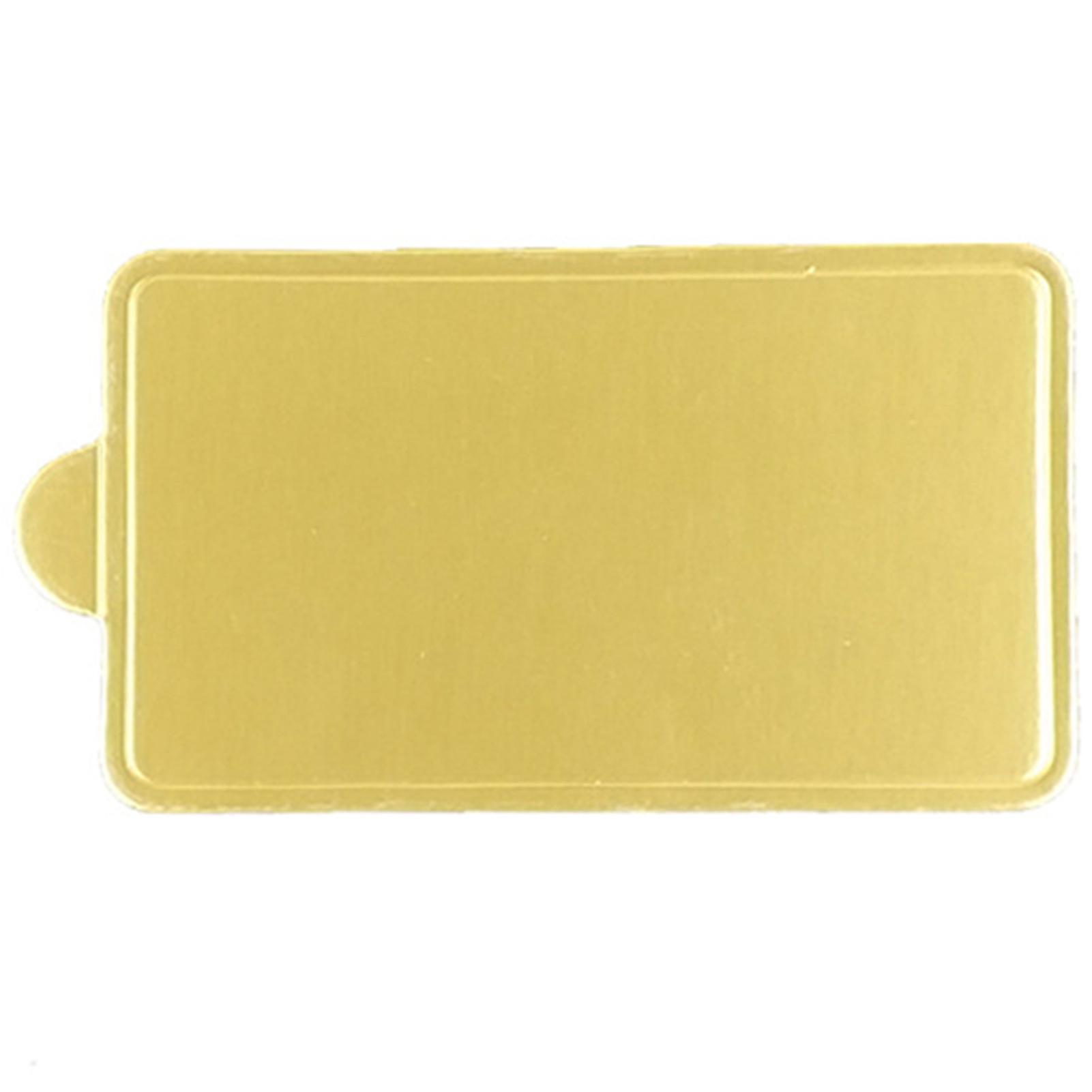 Practical Cake Pad Multipurpose Greaseproof Mousse Cake Board Gold Paper Cupcake Mat