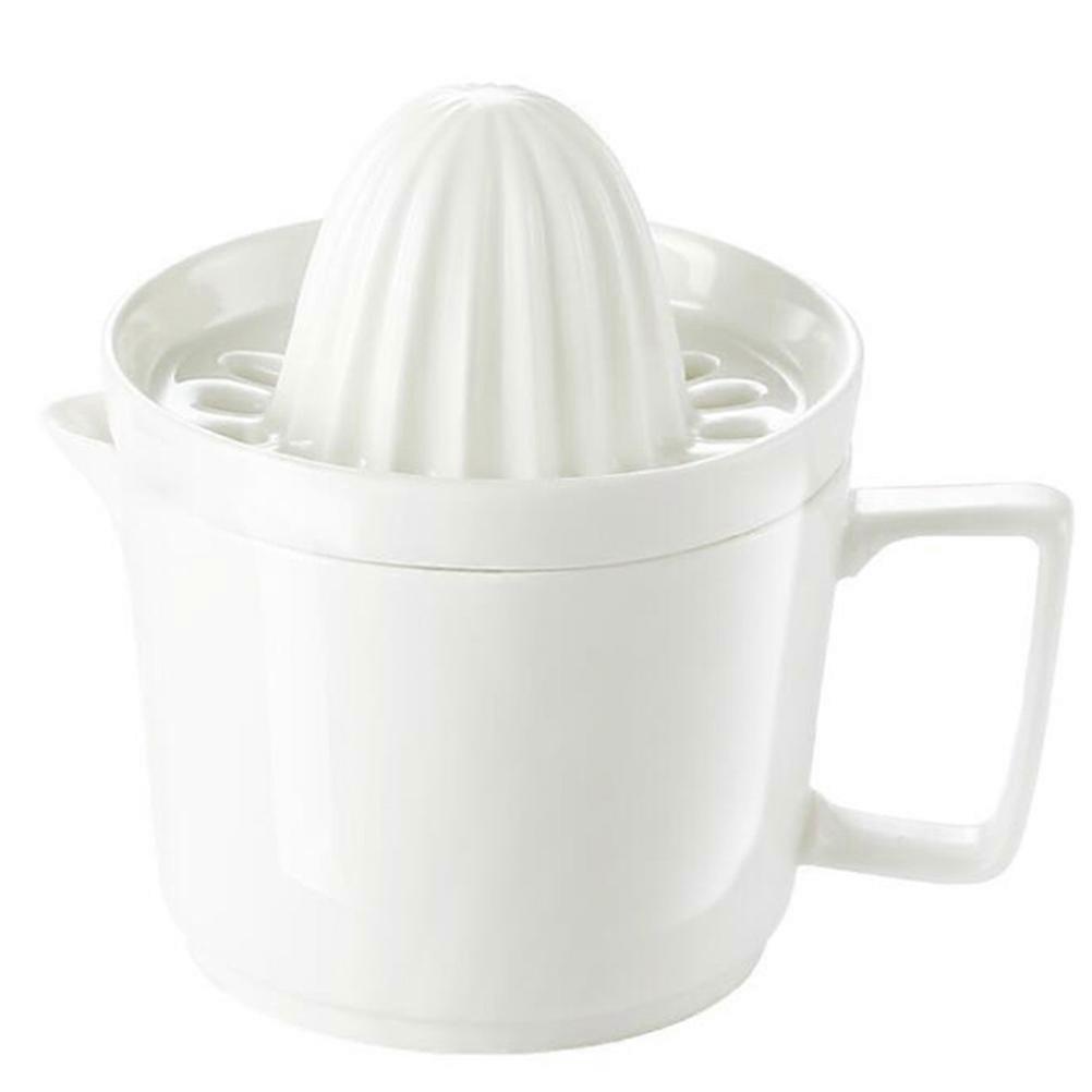 Ceramic Manual Fruit Juicer Cup   Hand Press Citrus Squeezer for Orange, Lemon, and Grapefruit – Home Kitchen Use