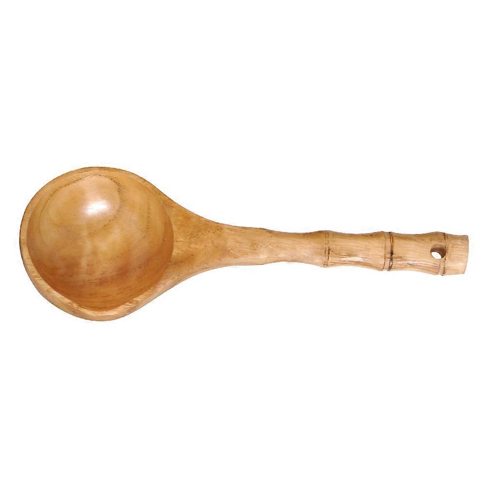 Rice Soup Scoop Synthetic Material for Home Use Sauna Garden 25X9X4.5CM 1Set