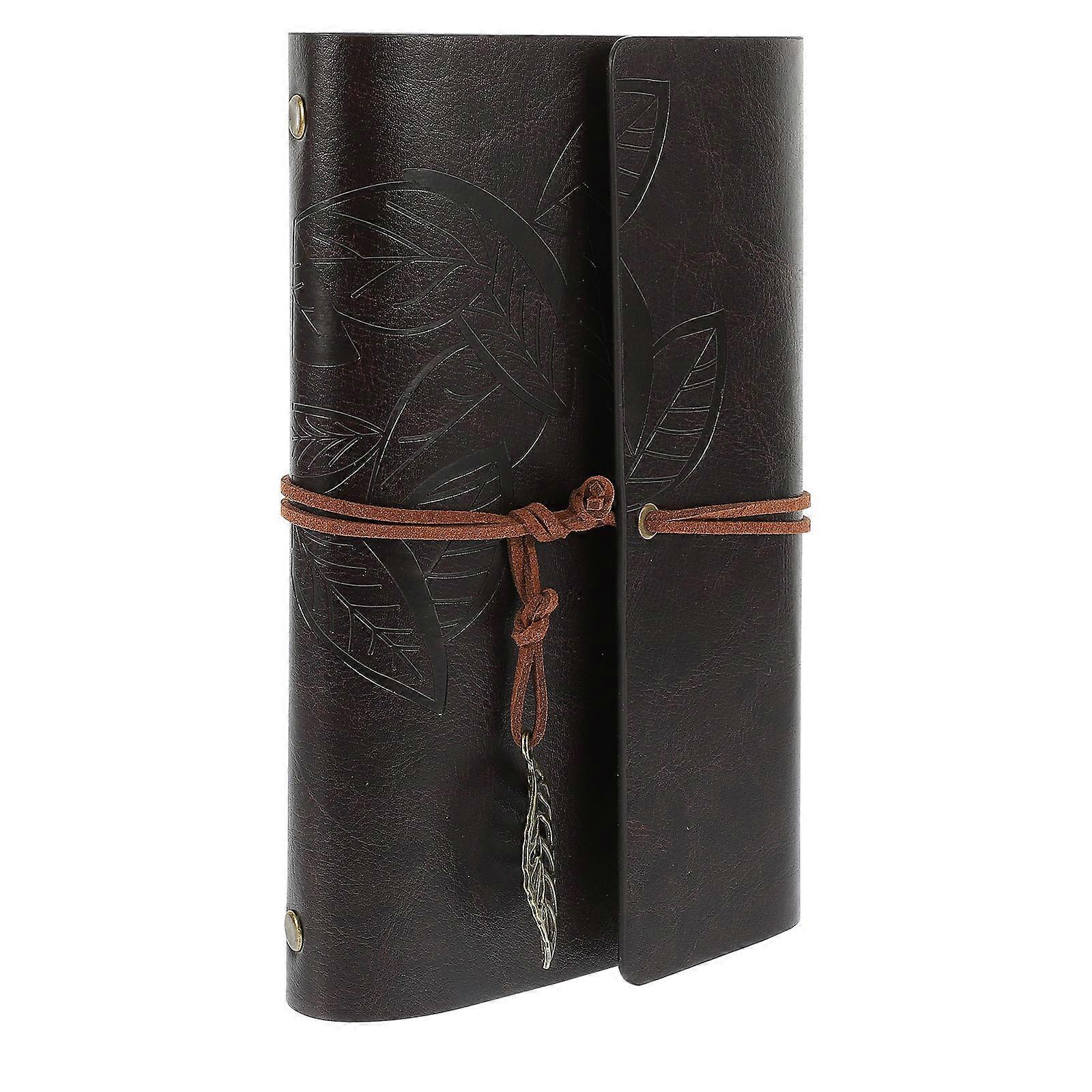 Artistic Writing Notepad Journal Blank Scrapbook Rectangular PU Paper Household Office School Note-taking 1Pcs