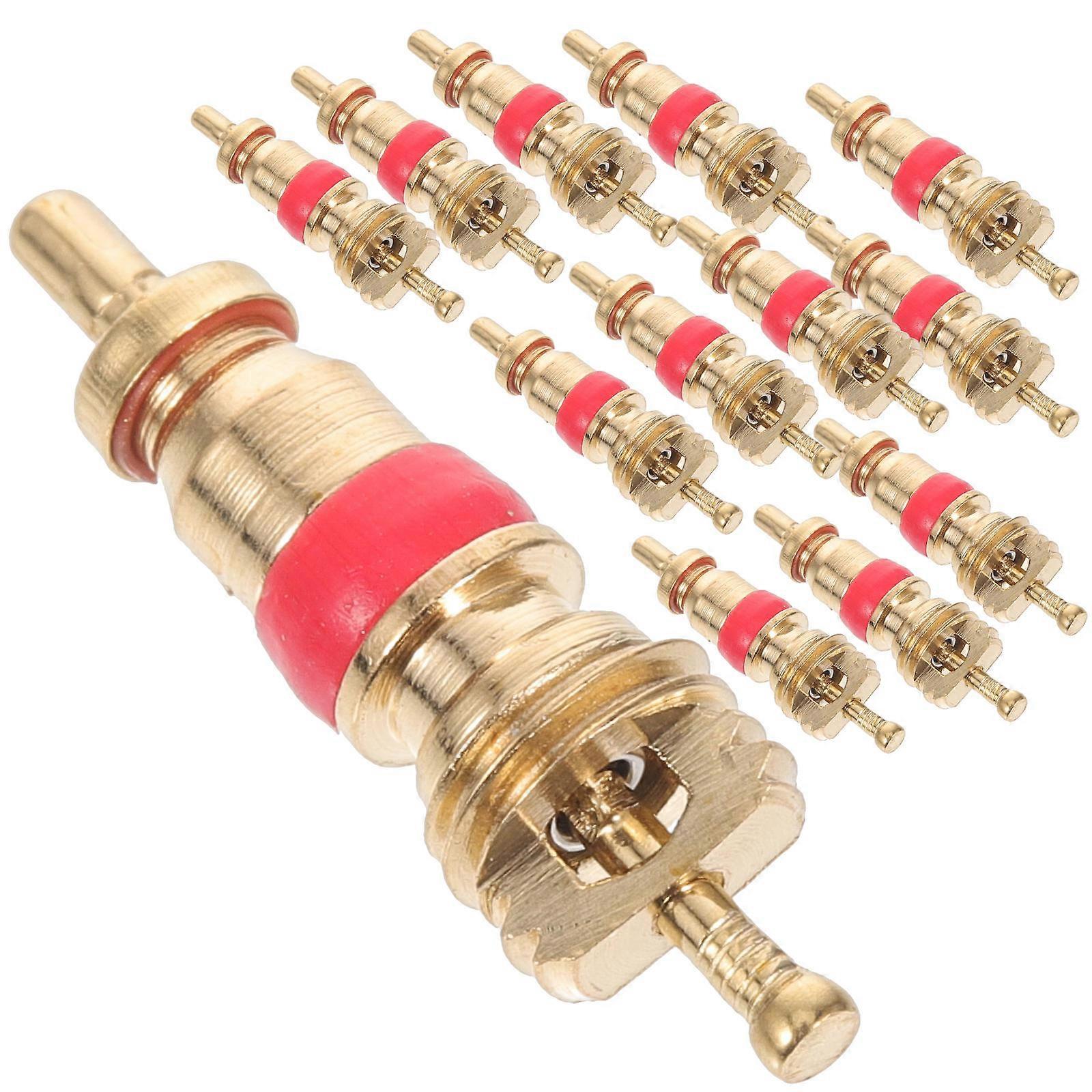 Compact Valves Core Replaceable Spring Pin Connection Copper 50Pack