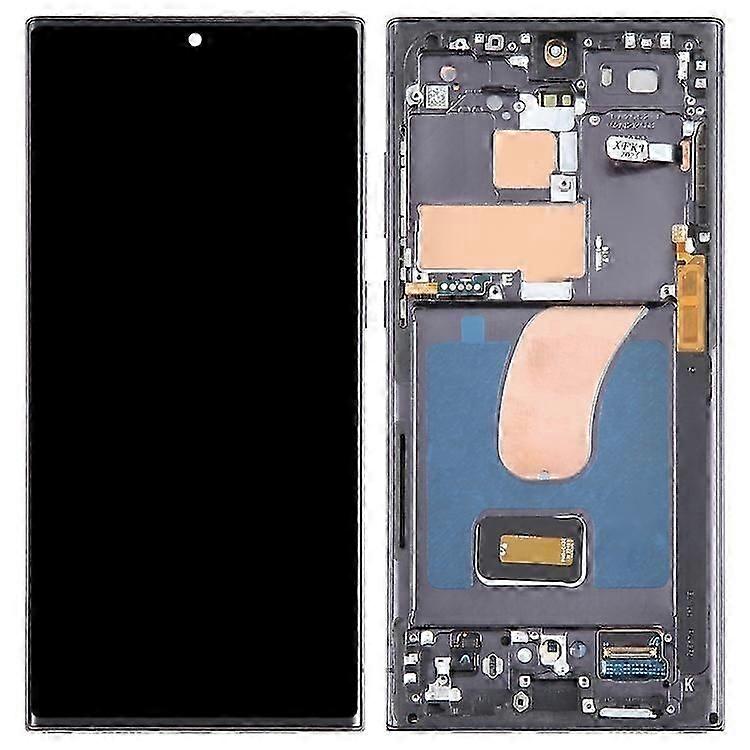 Compatible For Samsung Galaxy Galaxy S23 Ultra S918 Grade C LCD Screen and Digitizer Assembly + Frame Part (TFT) (Without Logo)