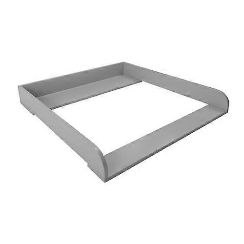 Puckdaddy Changing Attachment Elias 80x78x10cm Changing Mat Wood in Grey suitable for IKEA Malm chests of drawers