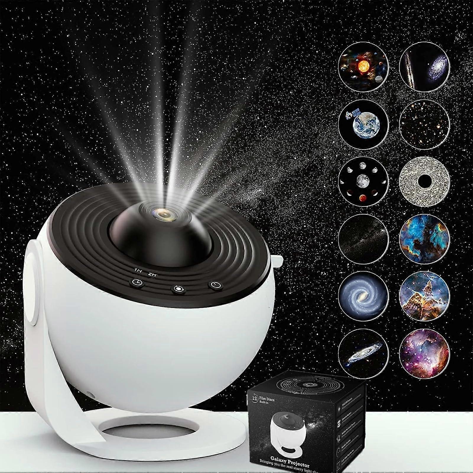 Galaxy Projector LED Night Light, Mini Star Projection Lamp for Bedroom