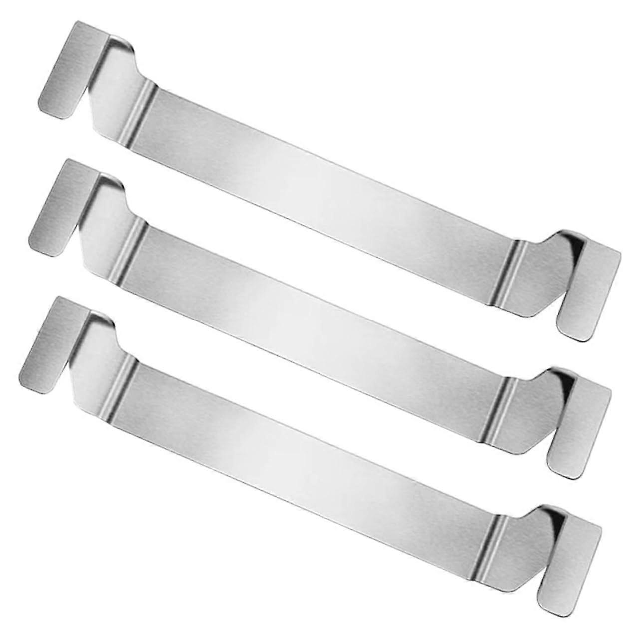 Set of 3 Frying Pan Small Spatula Holder Practical Spatula Holder Spatula Tool Shelf Grill Spatula Accessories Grill Grill Tool Stand Stainless Steel