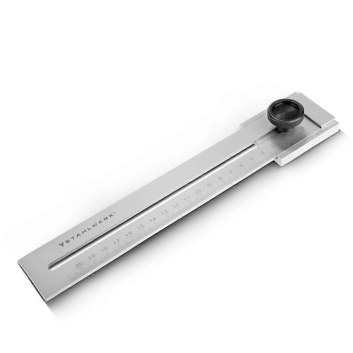 200 mm Measuring Range Vernier Marking Gauge with 0.1 mm Precision / Marking Gauge / Flat Slider Stainless Steel Marking Rule