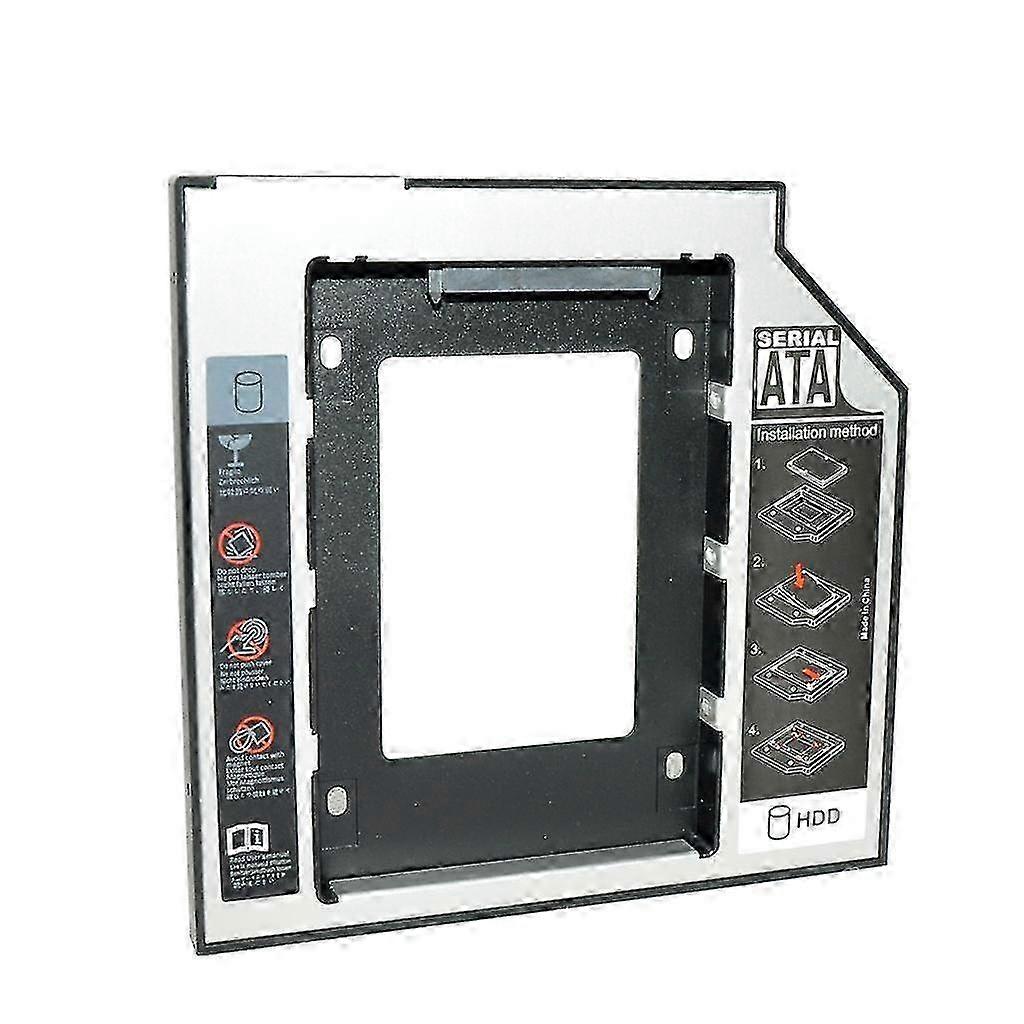 ZENGO 2nd Ssd Hard Drive Caddy Optical Bay Adapte Laptop Solid State Drive Enclosure