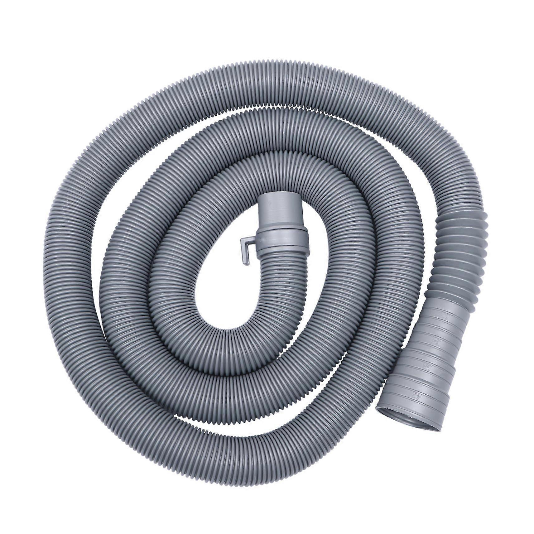 1 Set Drain Hose Extension For Washing Machines Flexible 2 Pieces Accessory Elastic Compatible With Drain Openings