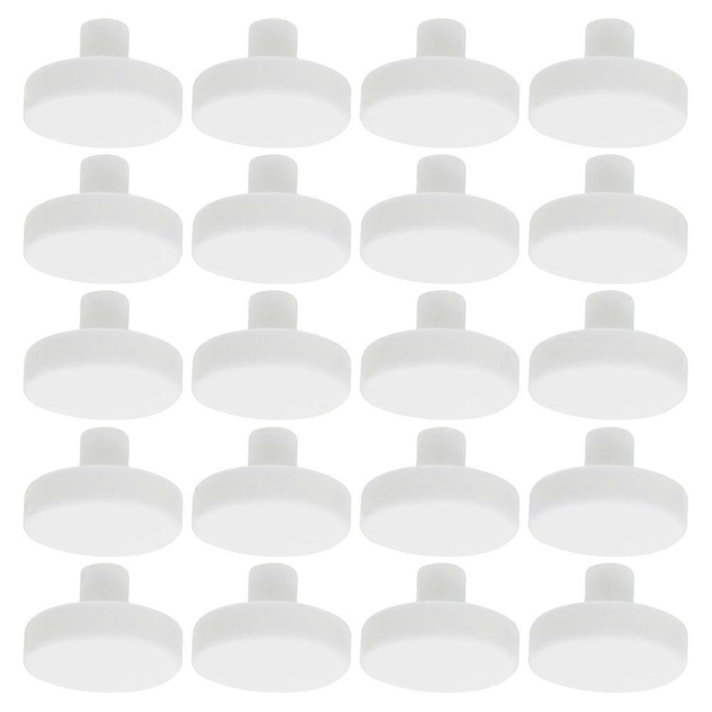 20Pcs T Shaped Coral Support for Fish Tanks White Coral Plugs
