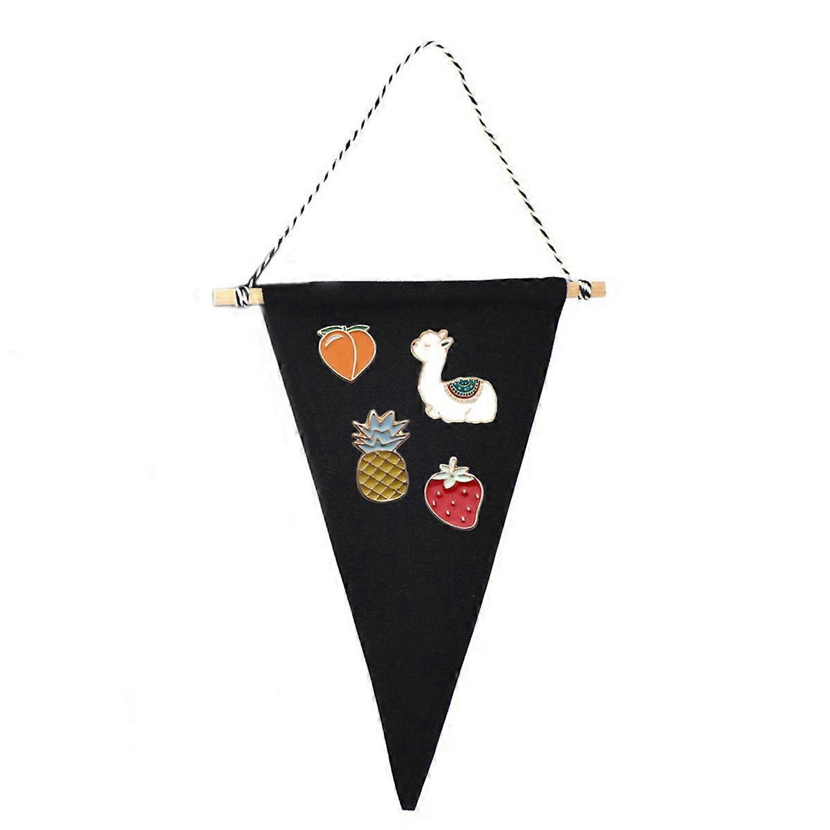 Brooch Display Pendant Banner Size 9 Decorative Hanging Flag 2Pcs