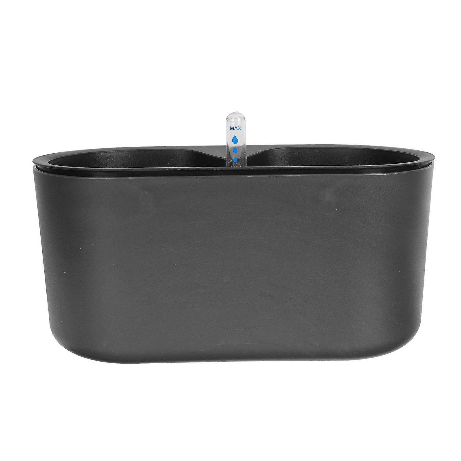 Self Absorbing Flowerpot Automatic Watering Planter Home Decoration Decor 1Set