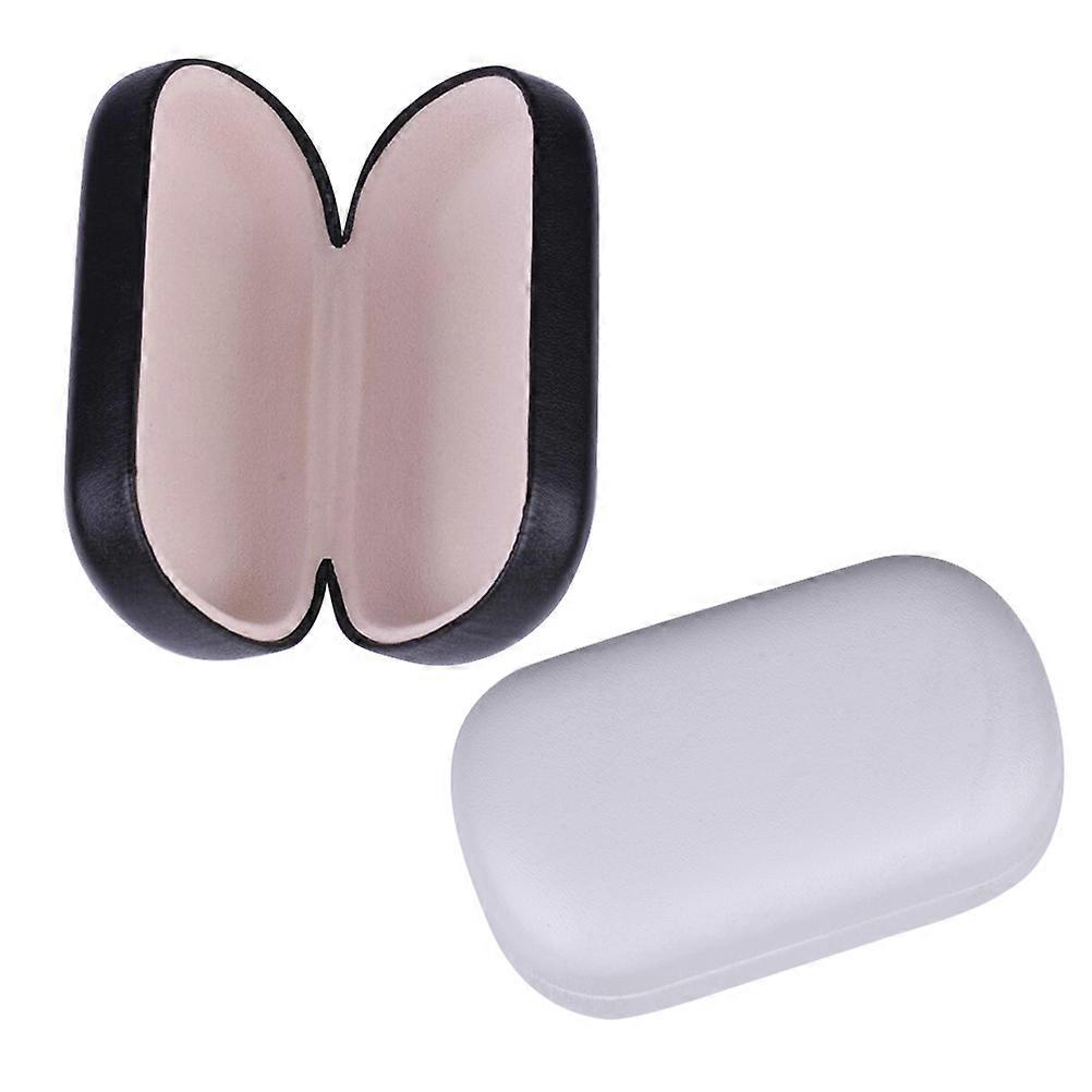 Glasses Case with Elephant Print Durable Eyewear Protector Box with Smooth Hinge, Portable Design for Travel and Daily Use