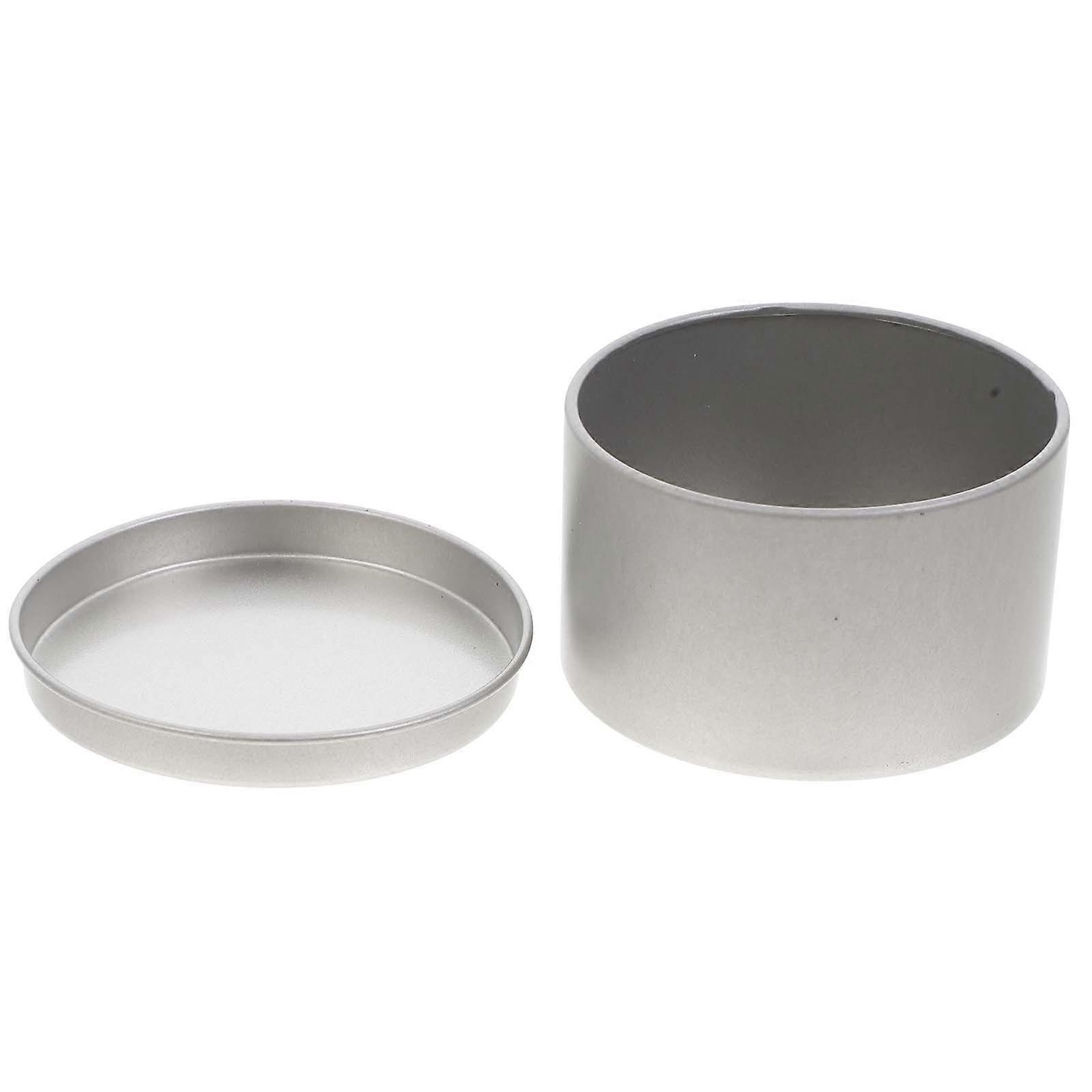 Metal Storage Tins With Lids For Everyday Use Candle Holder Iron And Tinplate Material 7.00X7.00X4.00CM 1Pack