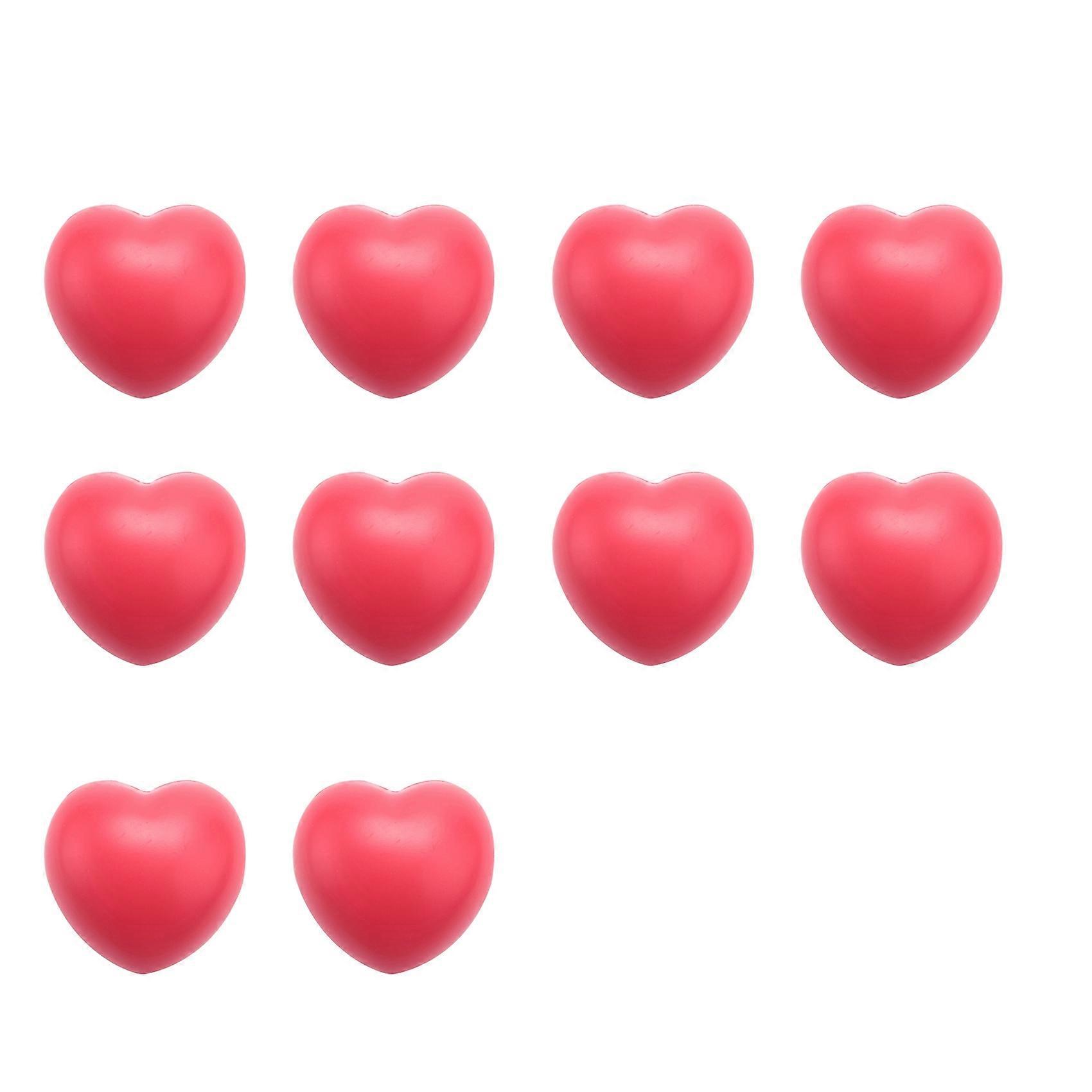 10X Heart Stress Reliever Ball Red