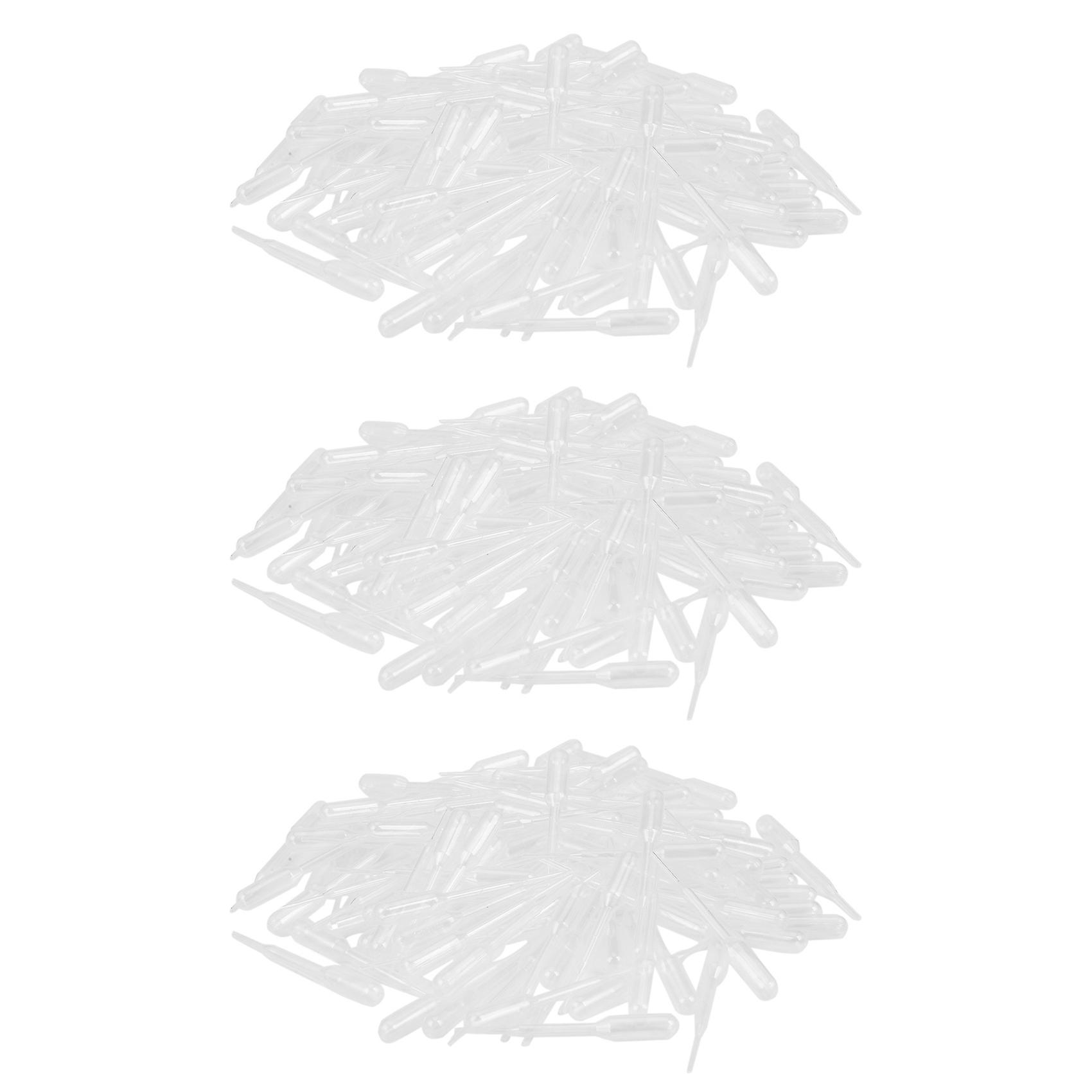 300PCS Graduated Pipettes Dropper Polyethylene (0.2Ml)