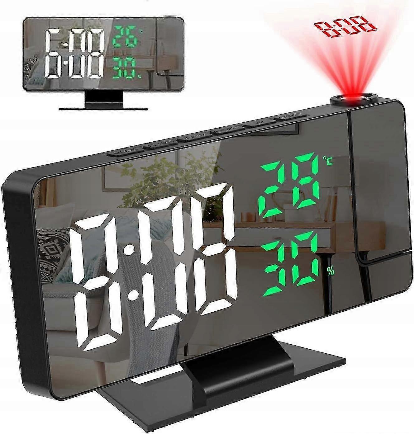 Clock Alarm Clock Silver 69cm