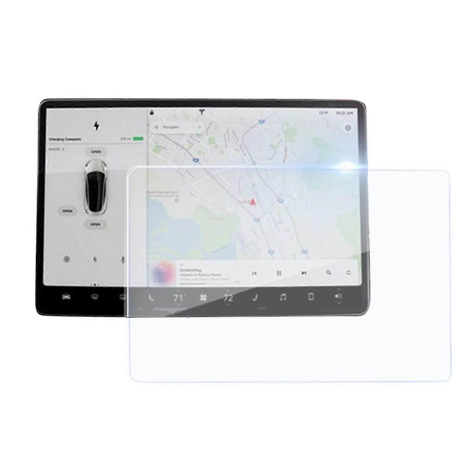 Langlebige, kratzfeste, matte Displayschutzfolie für Tesla Model 3 und Model Y Touchscreen Navigation Display Zubehör