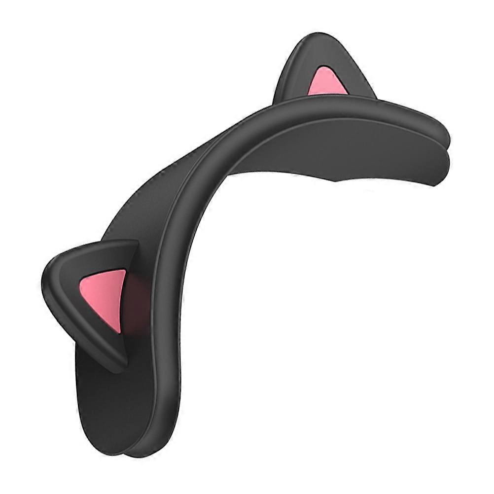 Earphone Protective Case Headband Cushion Compatible For AirPods Max Silicone Dustproof Cat Ear Shape 1 Set
