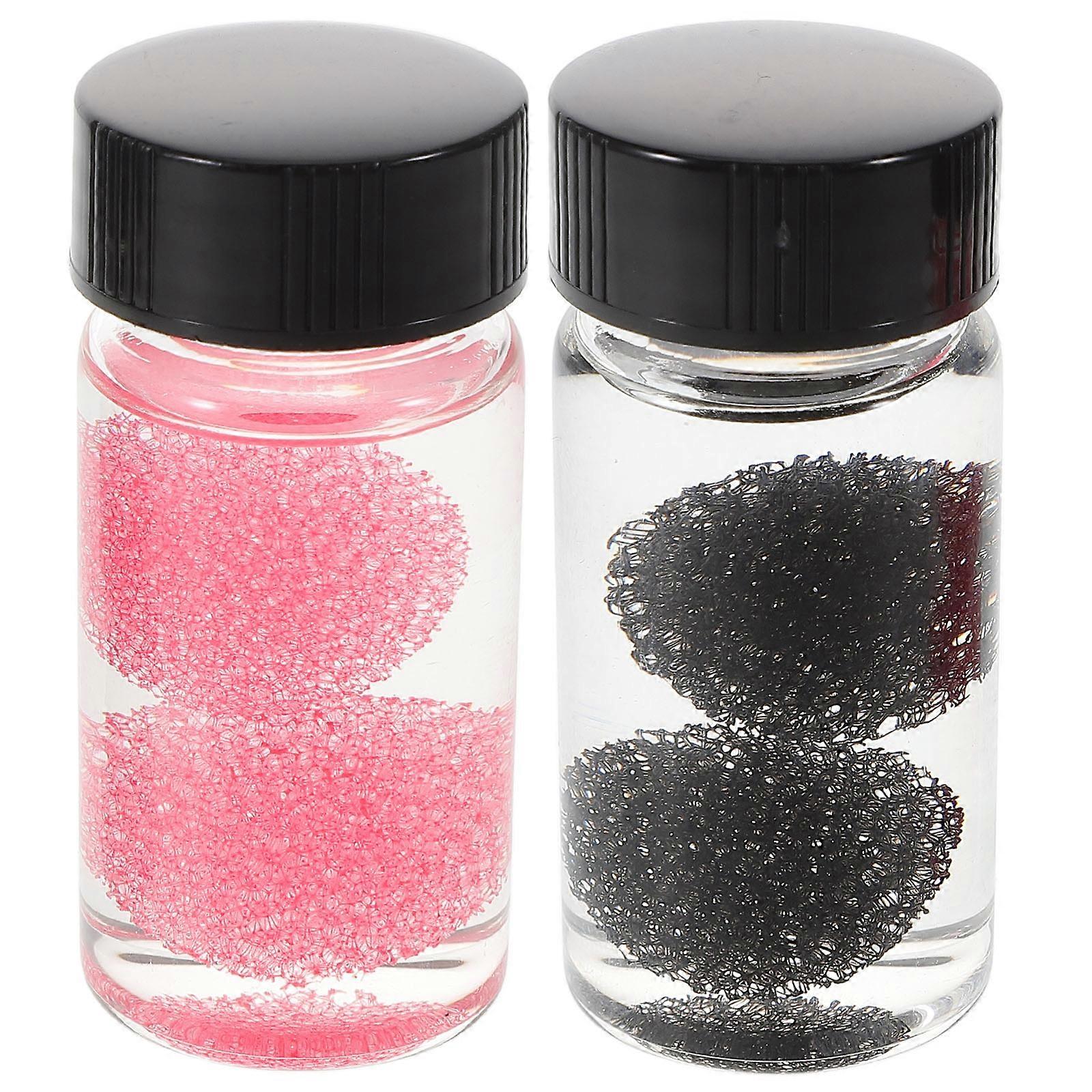 Eyelash Cleaning Tools 2 Bottles Lash Tool Cleaner Compact Portable Design For Beauty Routines 6X2.5Cm Quick Cleaning 2Set