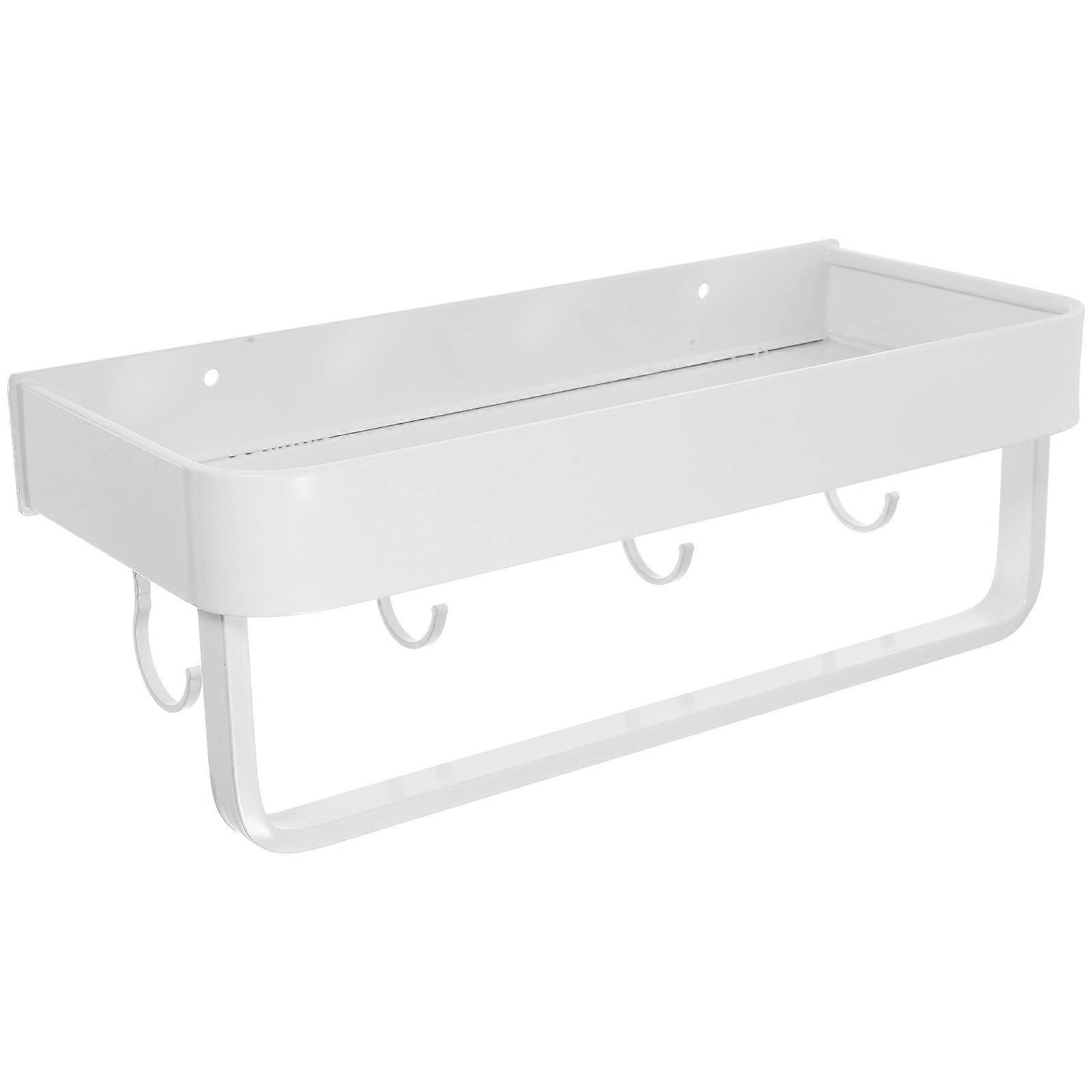 Wall mounted Bathroom Shelf Aluminum Wall Towel Holder Hook Bathroom Accessory