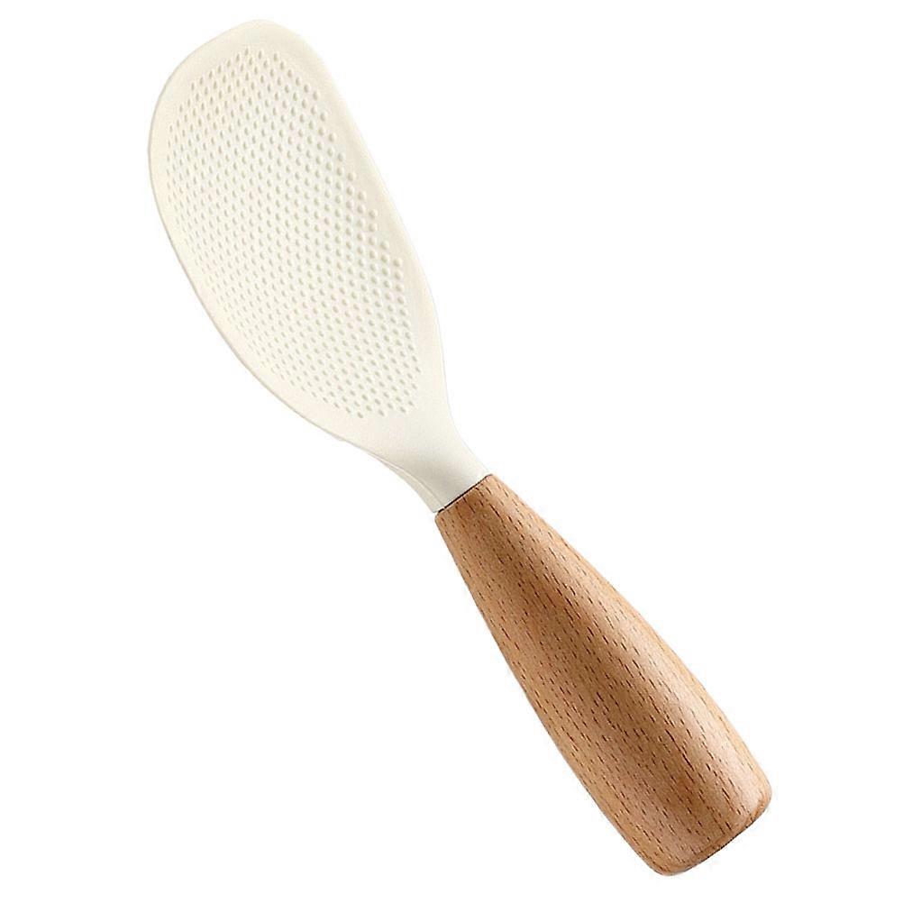 Heat Resistant Silicone Rice Paddle with Standing Design, Nonstick Spoon for Easy Serving and Storage, Comfortable Handle for Rice Cookers and Food