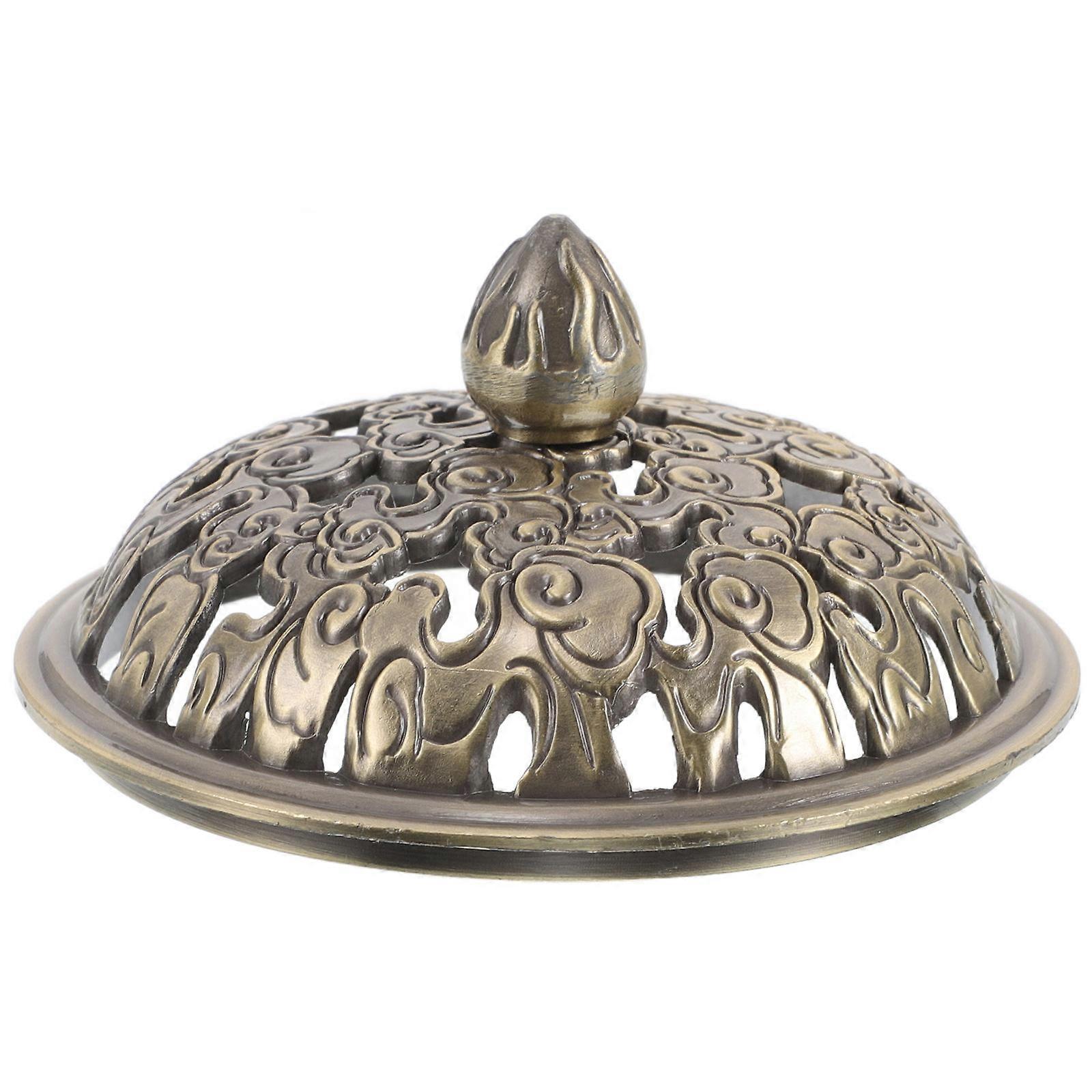Decorative Censer Guard Timeless Burner Cover Functional and Safe Copper Lid for Office Decor 1Pcs